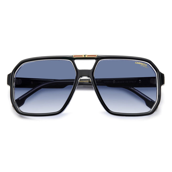 Carrera Men's Sunglasses Square Double Bridge Frame Dk Blue SF Lens - Victory C 01/S