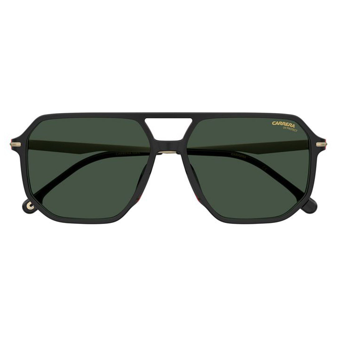 Carrera Men's Sunglasses Square Double Bridge Frame Green Lens - Carrera 324/S