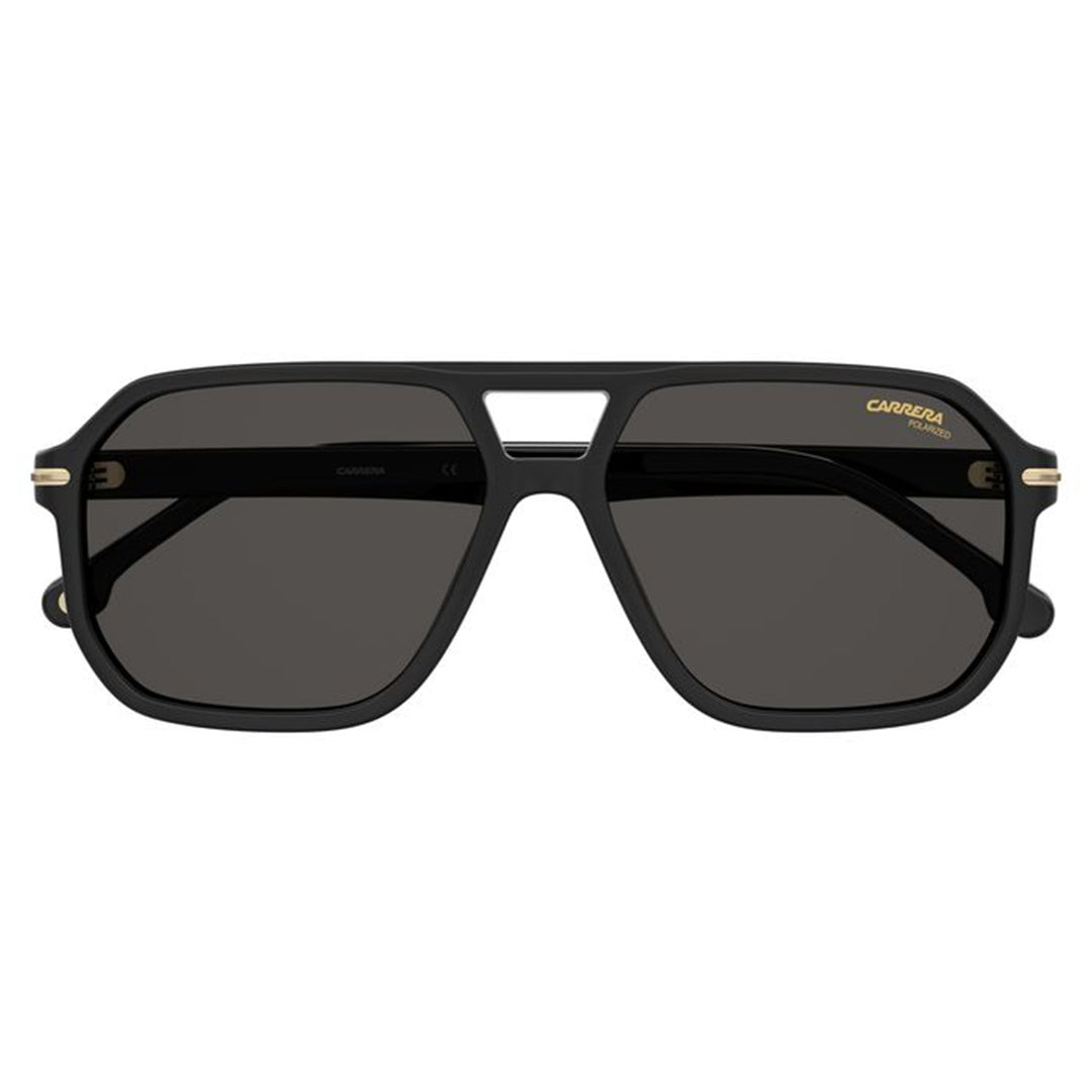 Carrera Men's Sunglasses Square Double Bridge Frame Grey  Lens - Carrera 302/S