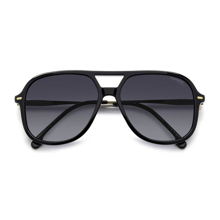 Carrera Women's Sunglasses Square Double Bridge Frame Dark Grey SF Lens - Carrera 3018/S