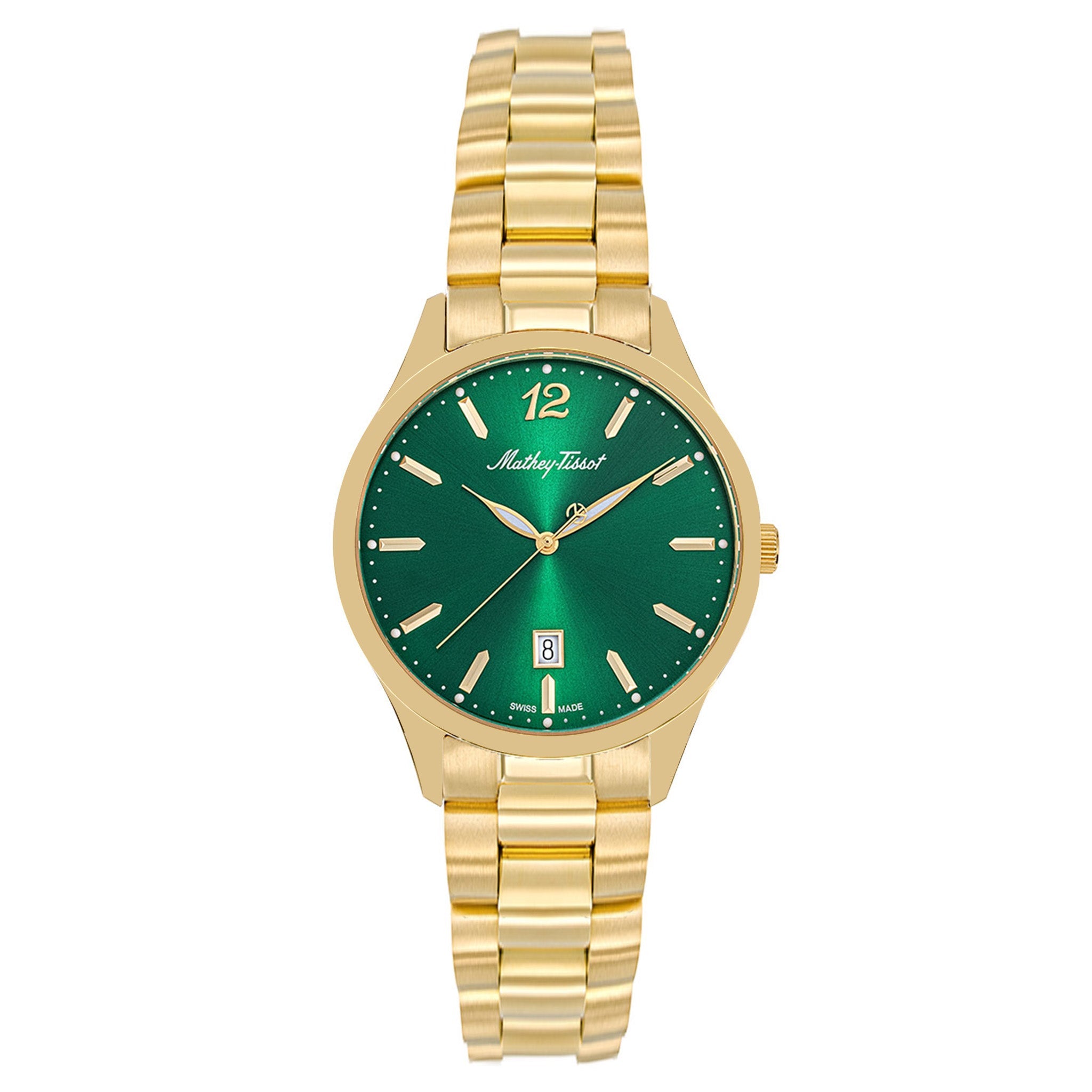 Mathey-Tissot Ip Yellow Gold Stainless Steel 316L Women's Watch - D411MPV