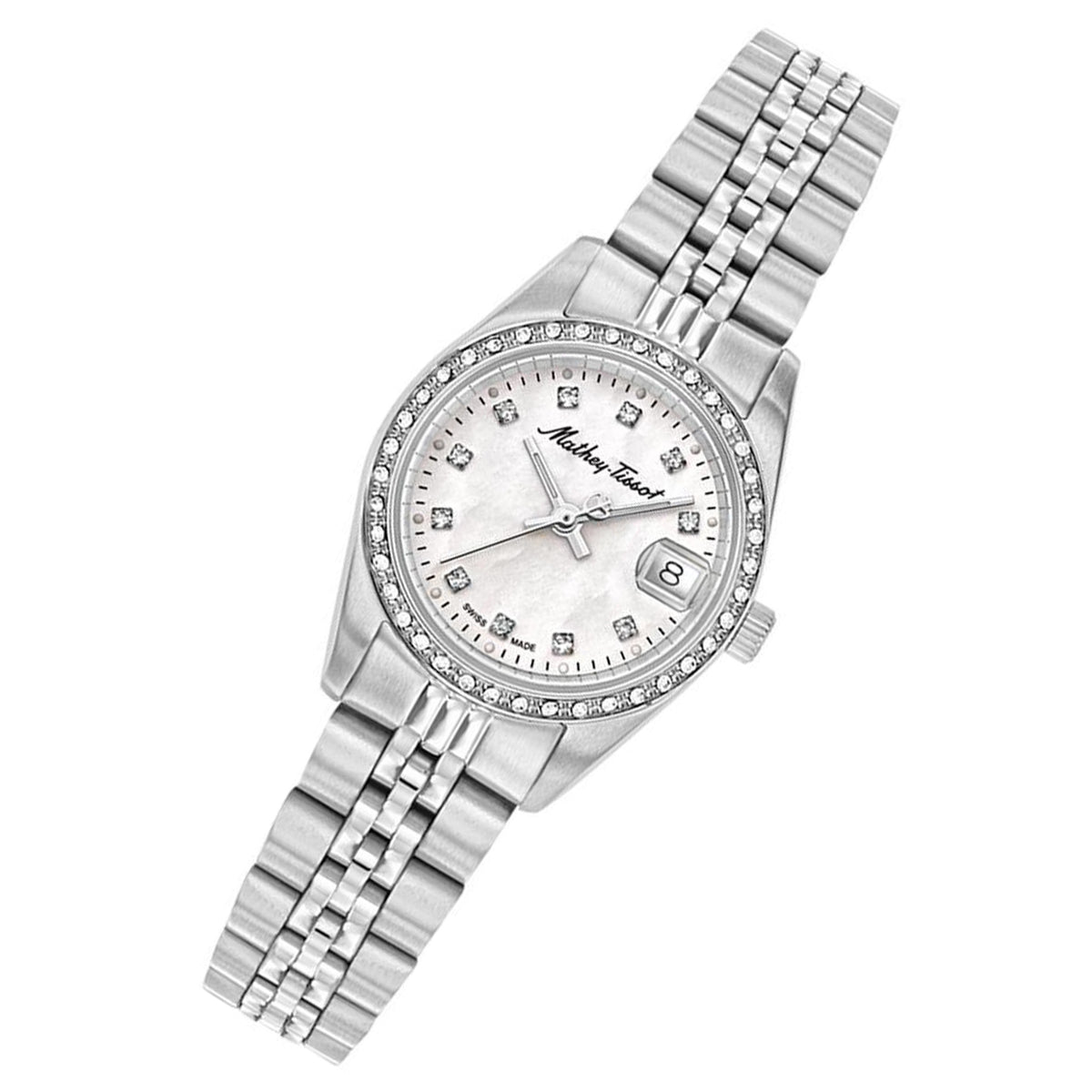 Mathey-Tissot Mathy IV 26 mm Silver Stainless Steel Swiss Made Women's Watch - D709AQI