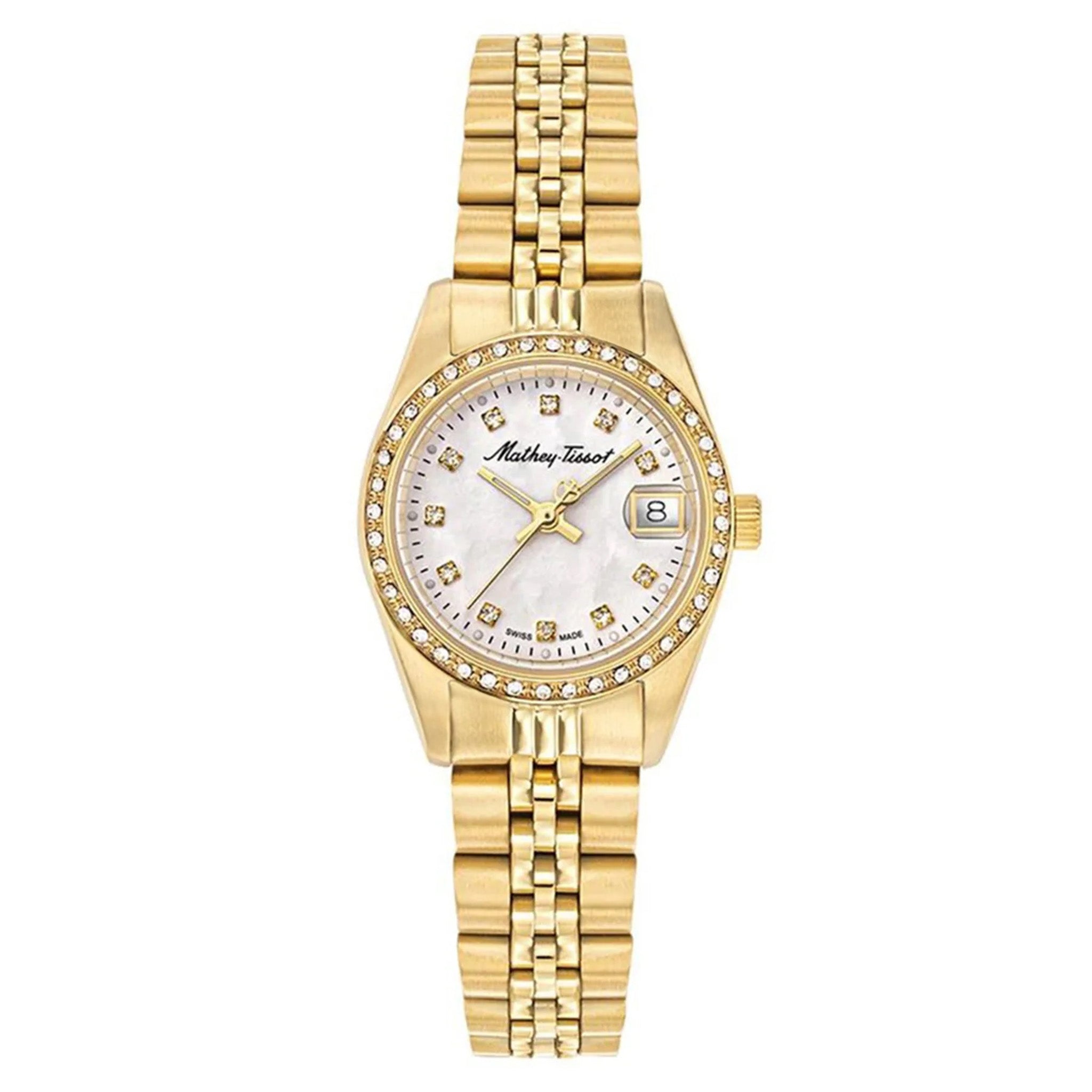 Mathey-Tissot Mathy IV 26 mm Gold Stainless Steel Swiss Made Women's Watch - D709PQI
