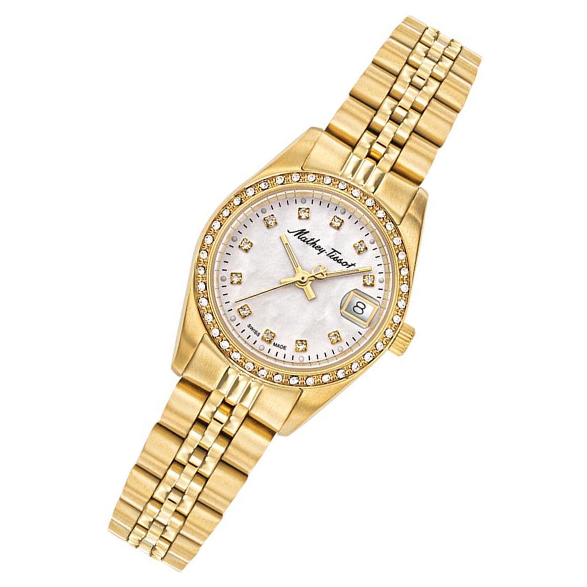 Mathey-Tissot Mathy IV 26 mm Gold Stainless Steel Swiss Made Women's Watch - D709PQI