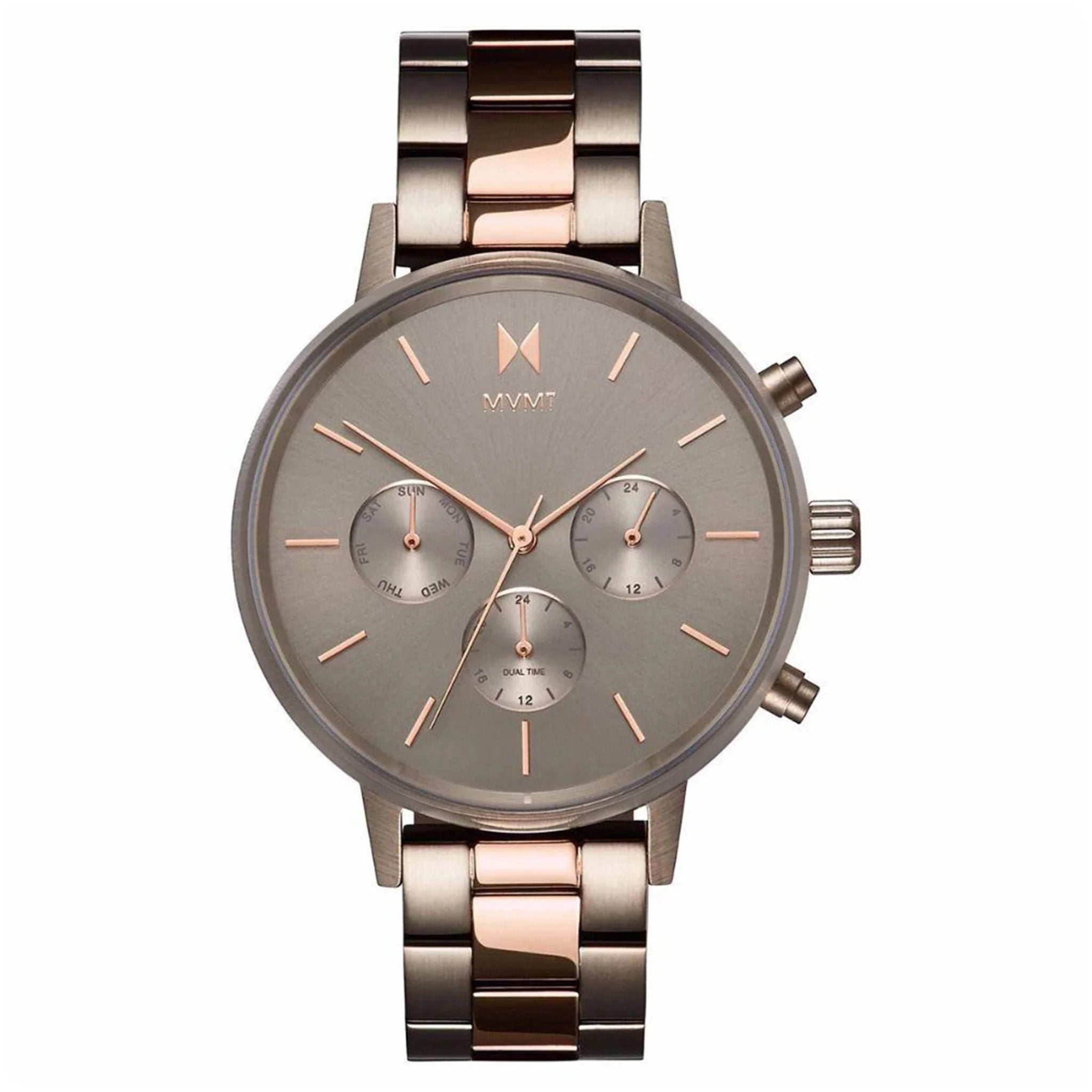 MVMT Nova Rose Gold Steel and Titanium Ladies Watch - DFC01TIRG
