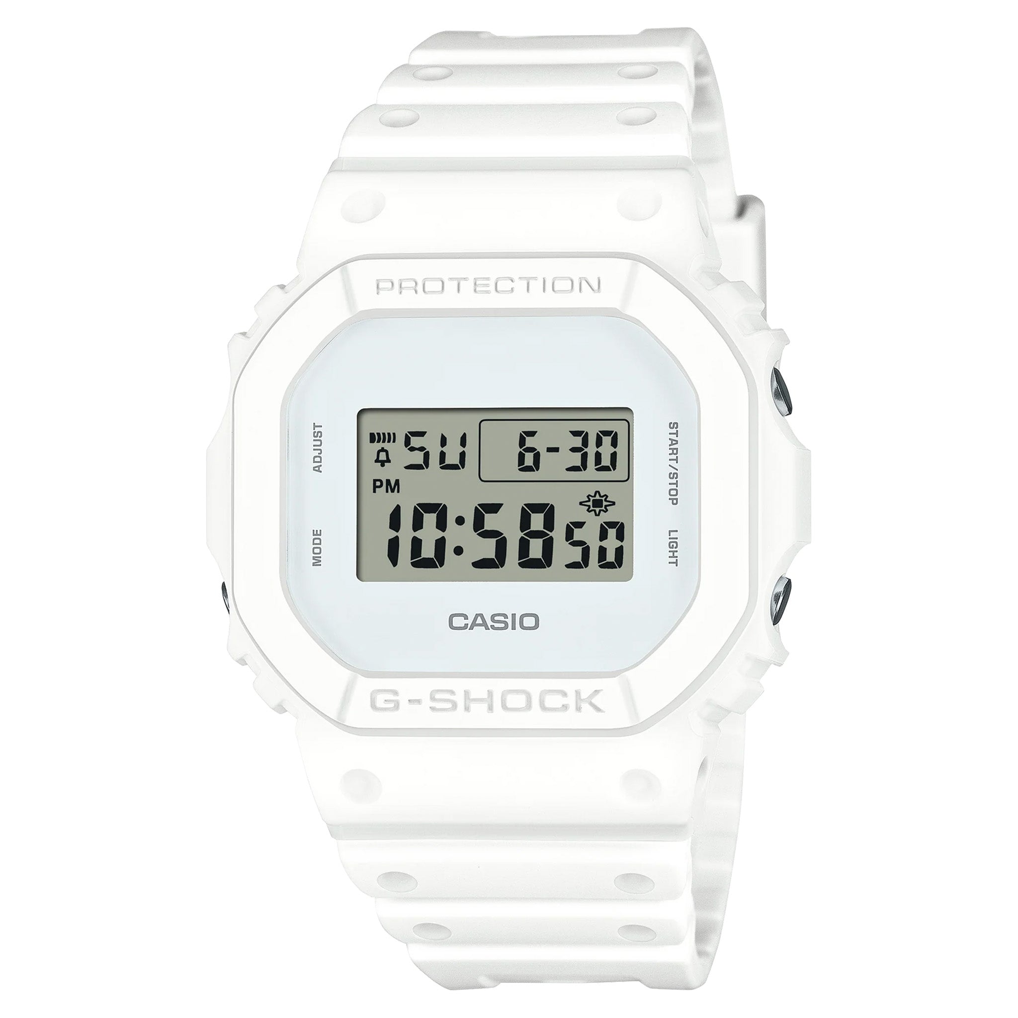 Casio G-SHOCK White Resin Digital Multi-Function Men's Watch - DW5600WW-7D