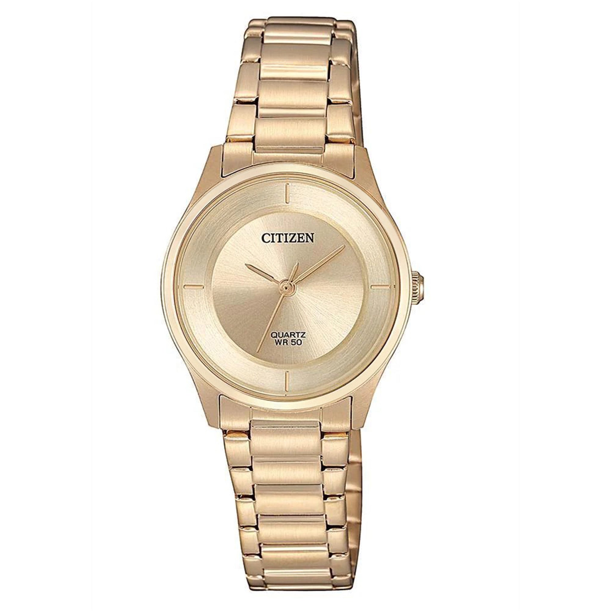 Citizen Rose Gold Steel Women's Watch - ER0205-80X