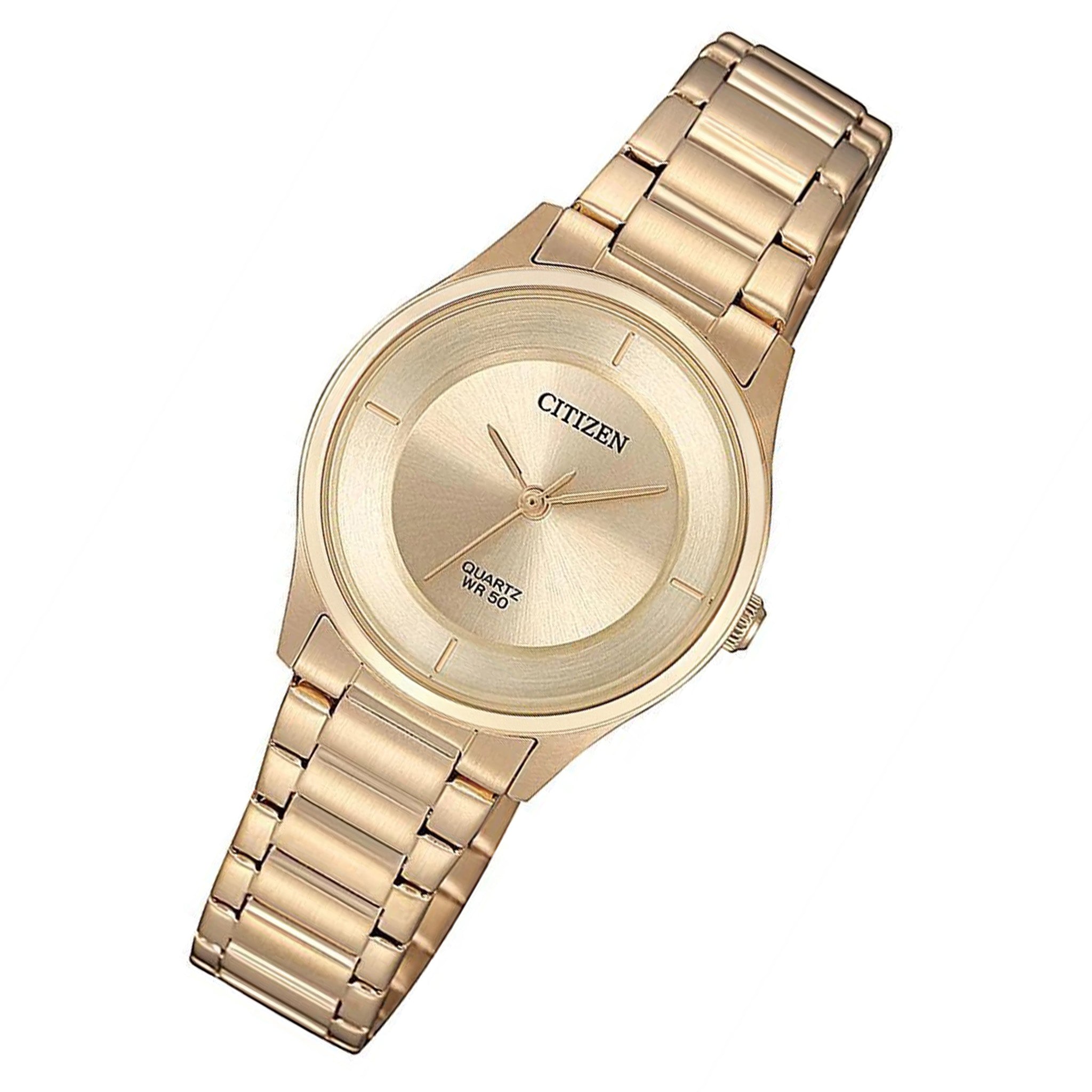 Citizen Rose Gold Steel Women's Watch - ER0205-80X