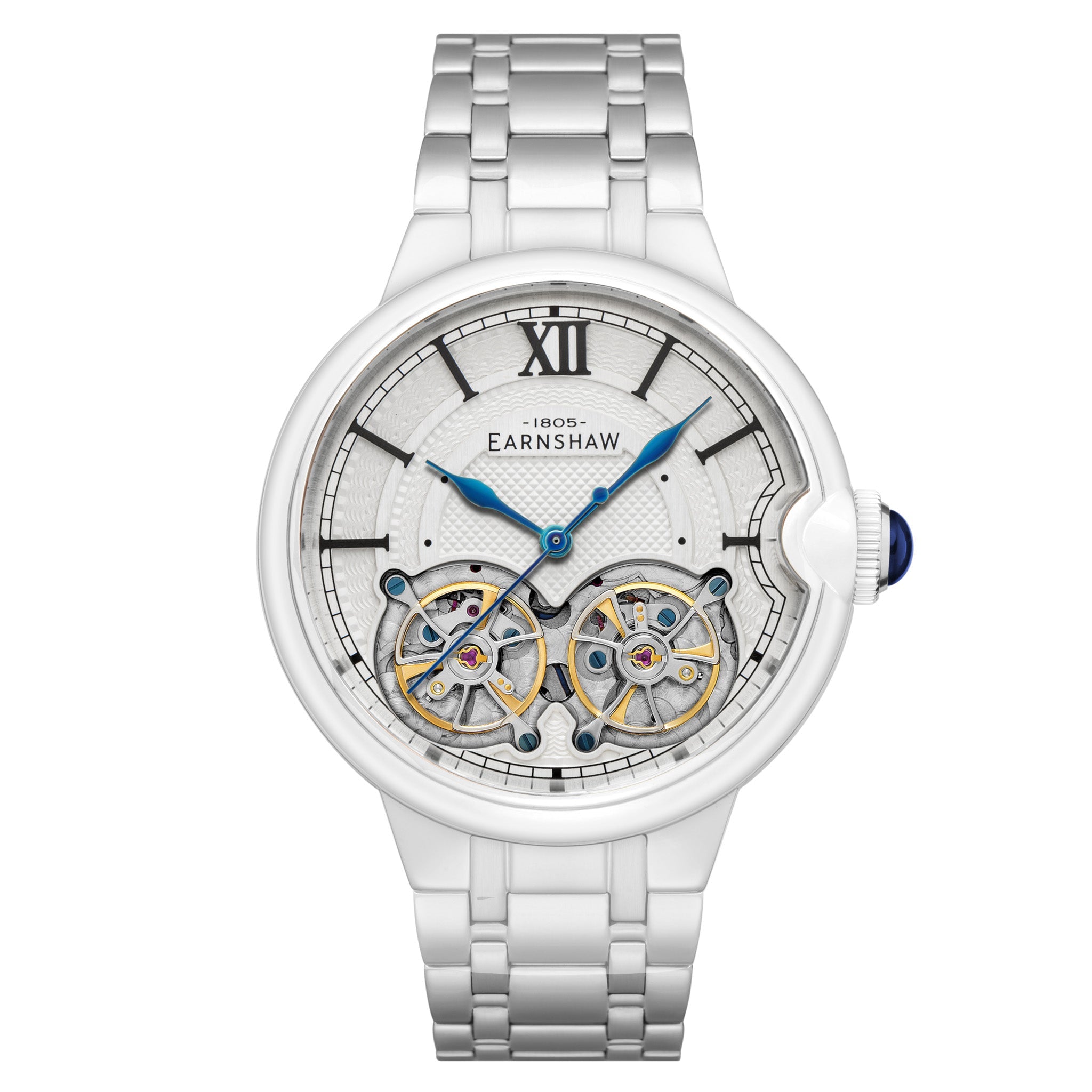 Earnshaw Stainless Steel Silver Stainless Steel Men's Watch - ES-8266-11