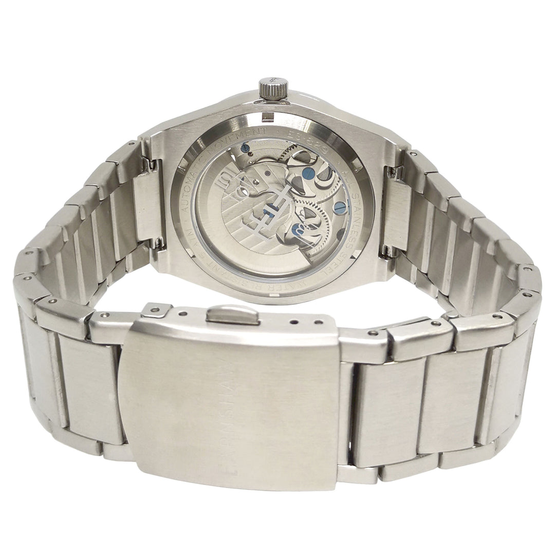 Earnshaw Silver Steel Grey Dial Multi-function Men's Automatic Watch - ES-8291-44