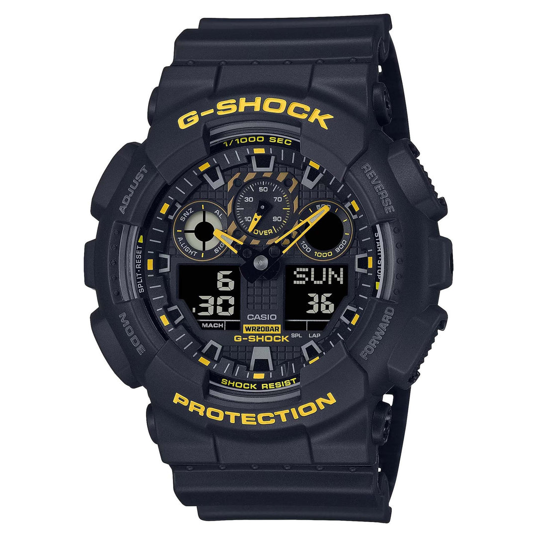 Casio G-SHOCK Black Resin Analogue-Digital Men's Watch - GA100CY-1A