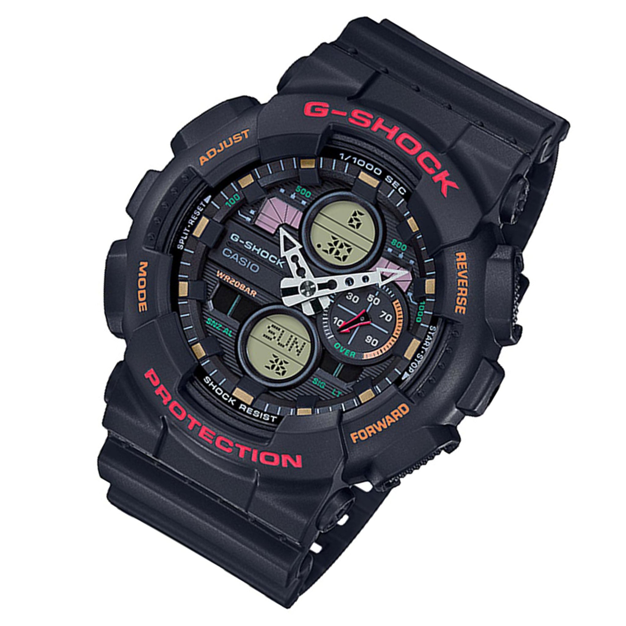Casio G-SHOCK GA Series Analogue-Digital Men's Watch - GA140-1A4