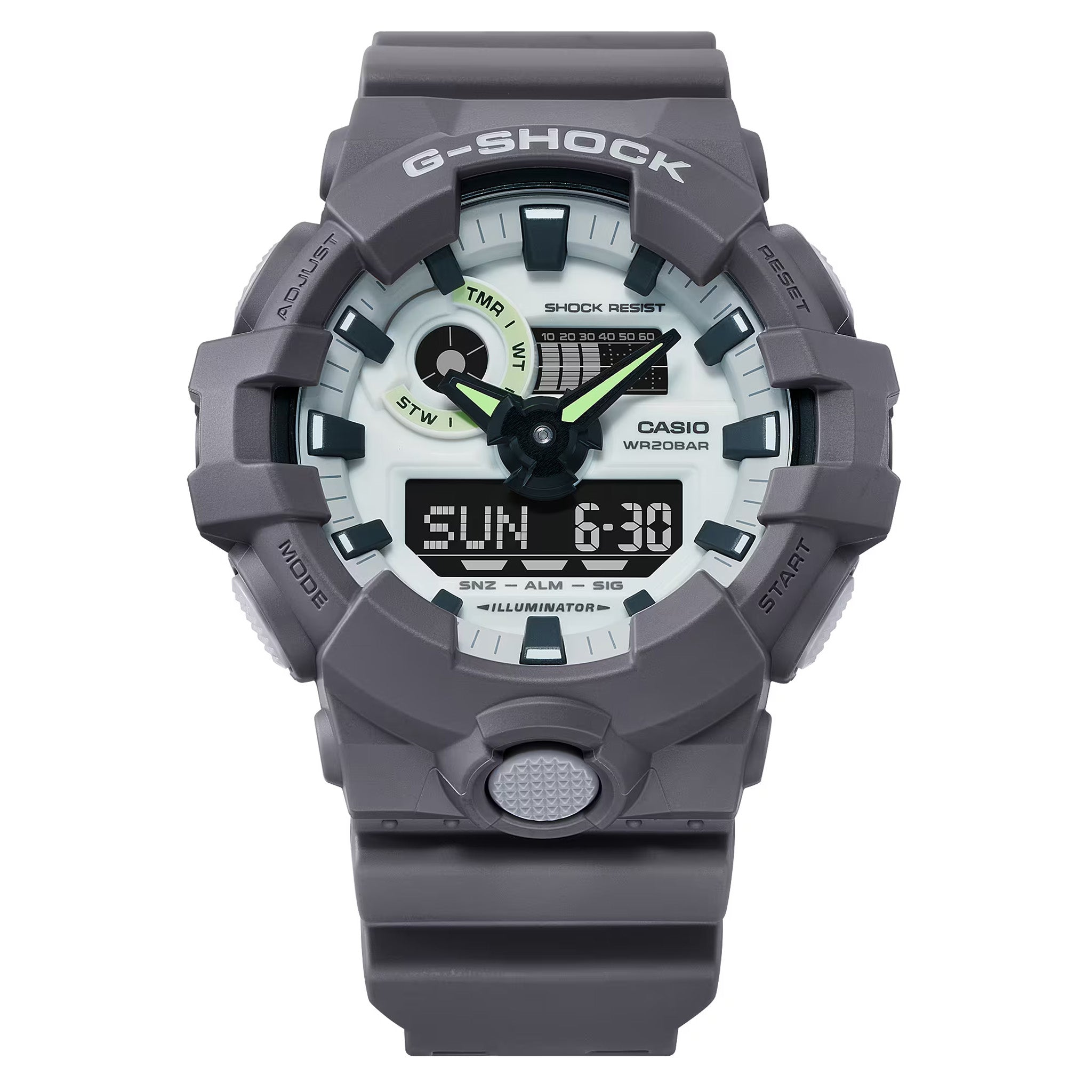Casio G-SHOCK Grey Resin Digital-Analogue Women's Watch - GA700HD-8A