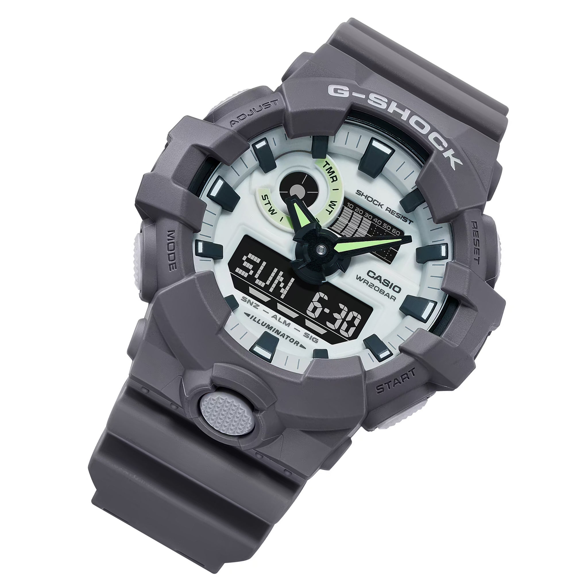 Casio G-SHOCK Grey Resin Digital-Analogue Women's Watch - GA700HD-8A