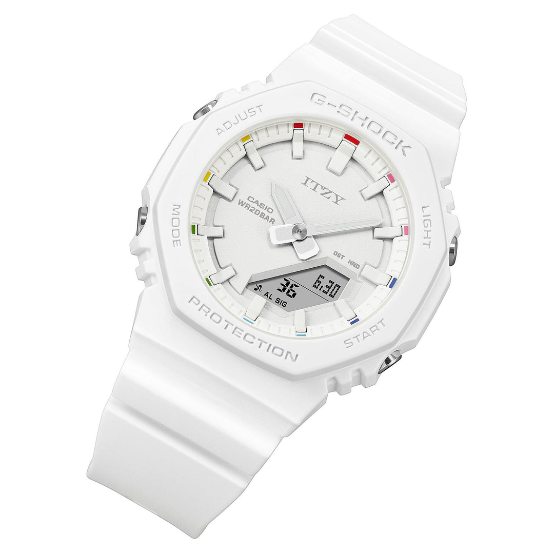 Casio G-SHOCK White Resin Digital-Analogue Women's Watch - GMAP2100IT-7A