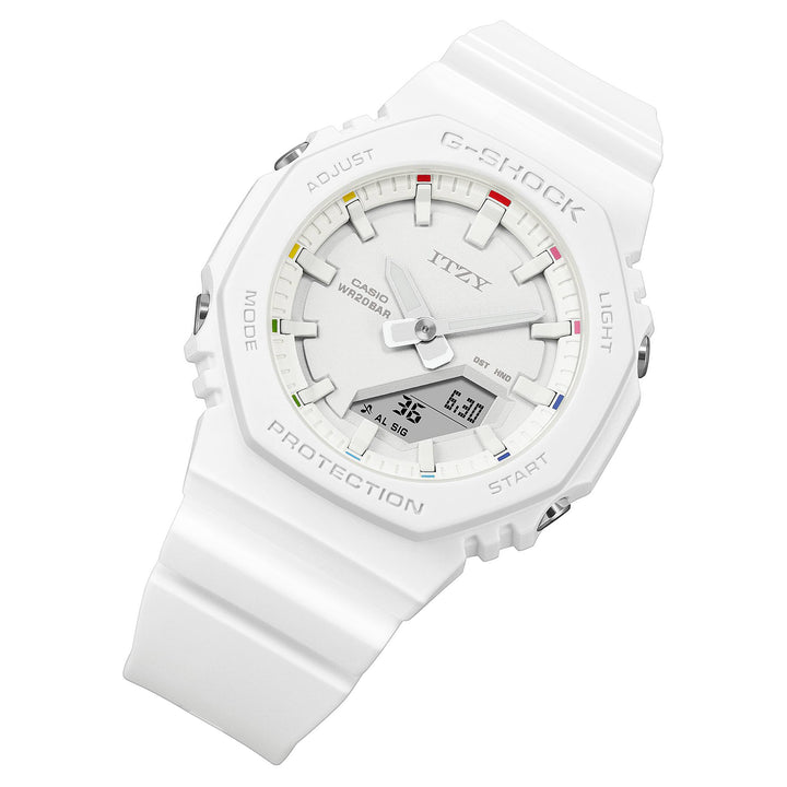 Casio G-SHOCK White Resin Digital-Analogue Women's Watch - GMAP2100IT-7A