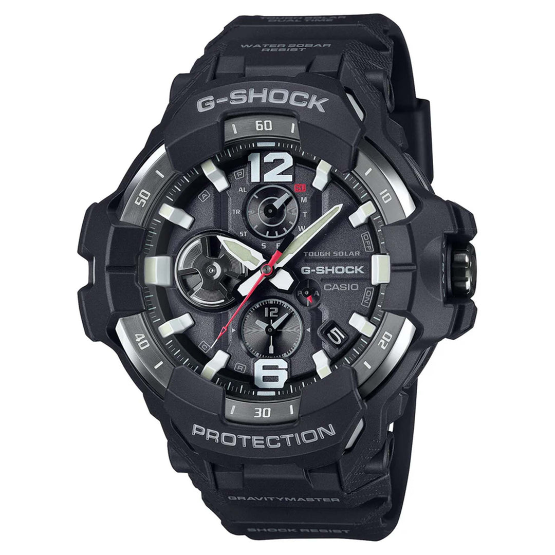 Casio G-SHOCK Resin Black Dial Men's Multi-Function Solar Watch - GRB300-1A