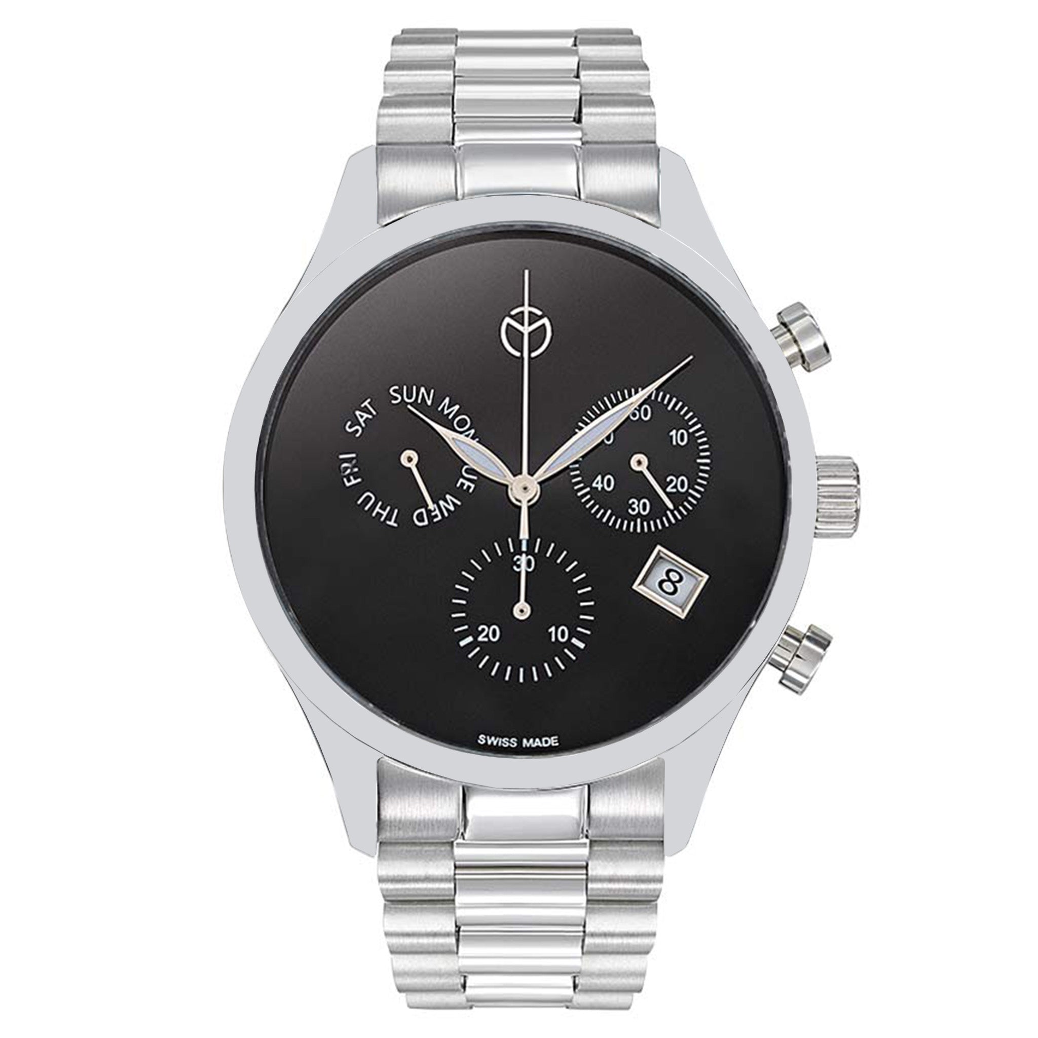 Mathey-Tissot Silver Stainless Steel 316L Men's Watch - H411CHNM
