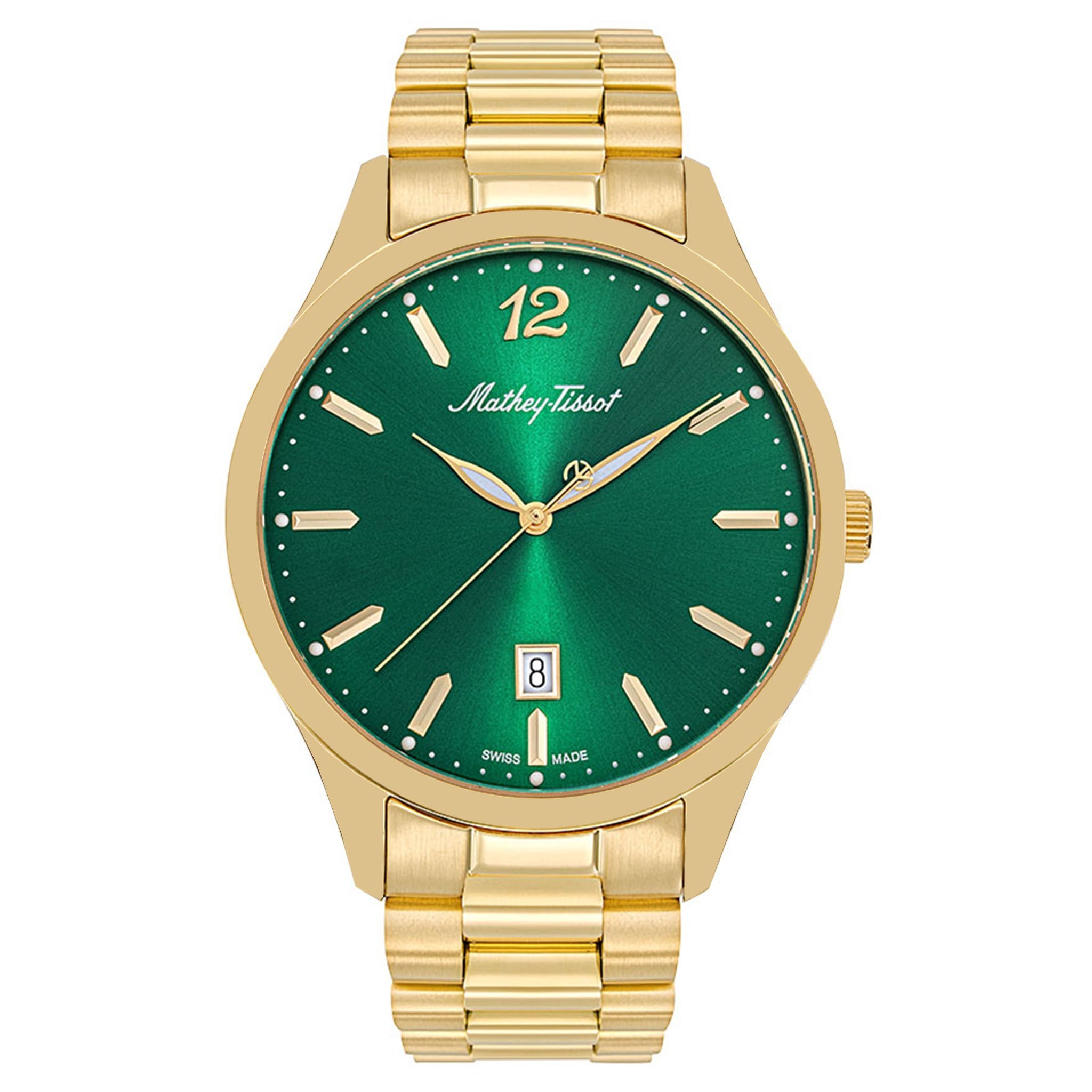 Mathey-Tissot Ip Yellow Gold Stainless Steel 316L Men's Watch - H411MPV
