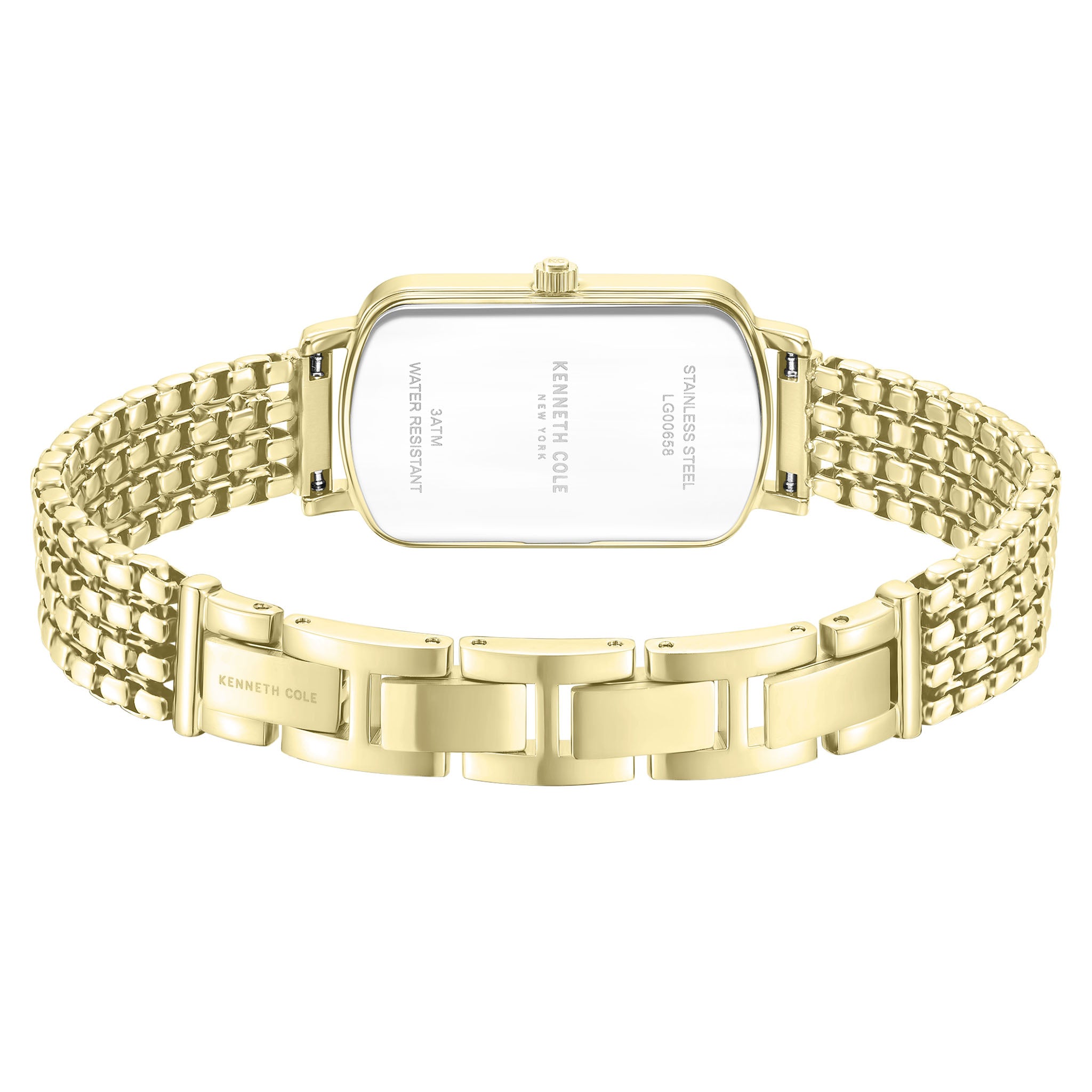 Kenneth Cole Gold Steel Green Dial Women's Watch - KCWLG0065802