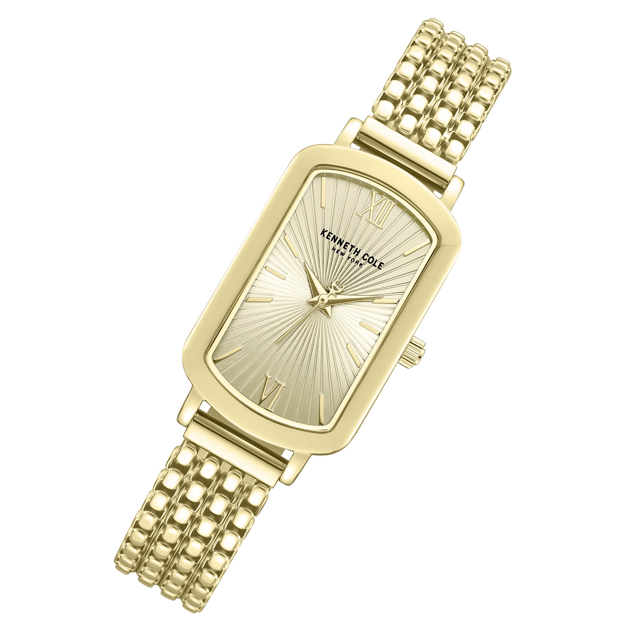 Kenneth Cole Gold Steel Champagne Dial Women's Watch - KCWLG0065902