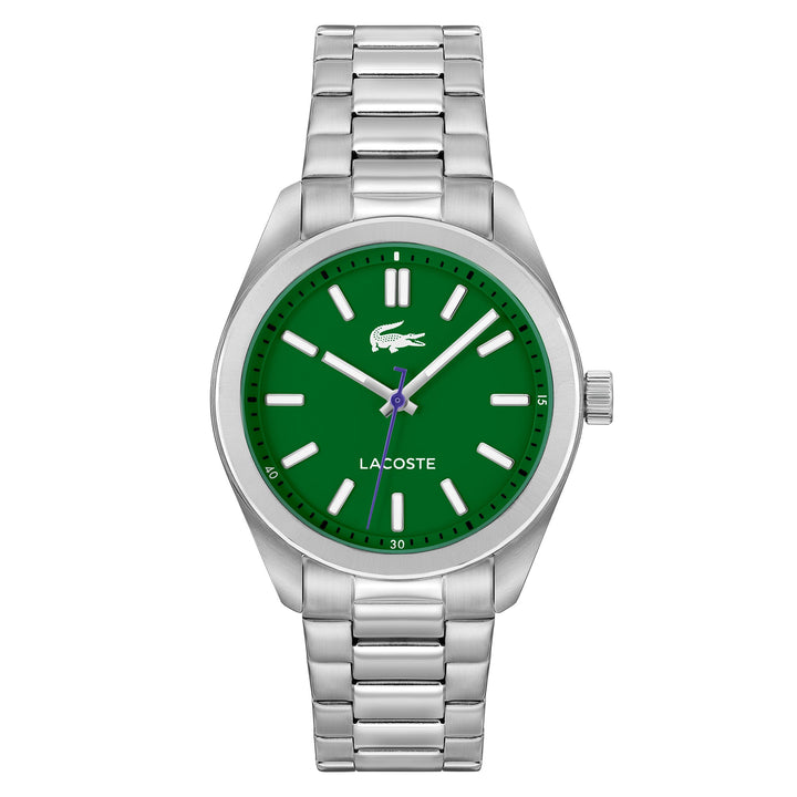 Lacoste Stainless Steel Green Dial Men's Watch - 2011354