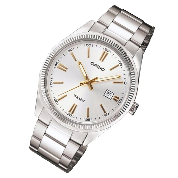 Casio Stainless Steel Unisex Watch - MTP1302D-7A2