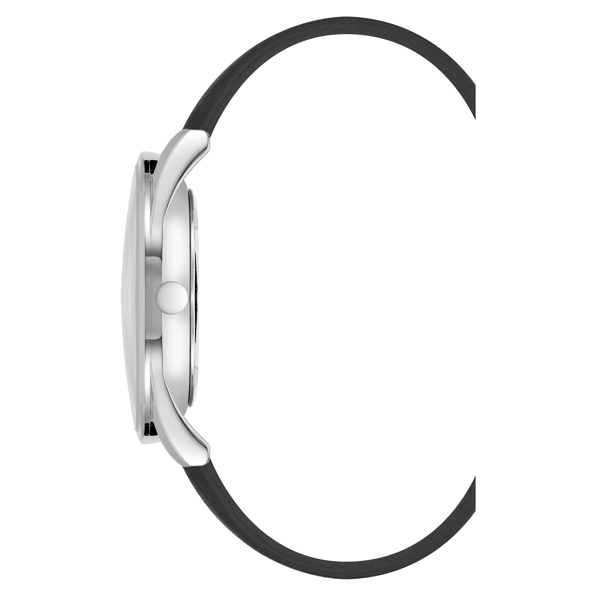 Nine West Black Leather White Dial Women's Watch - NW1995SVBK