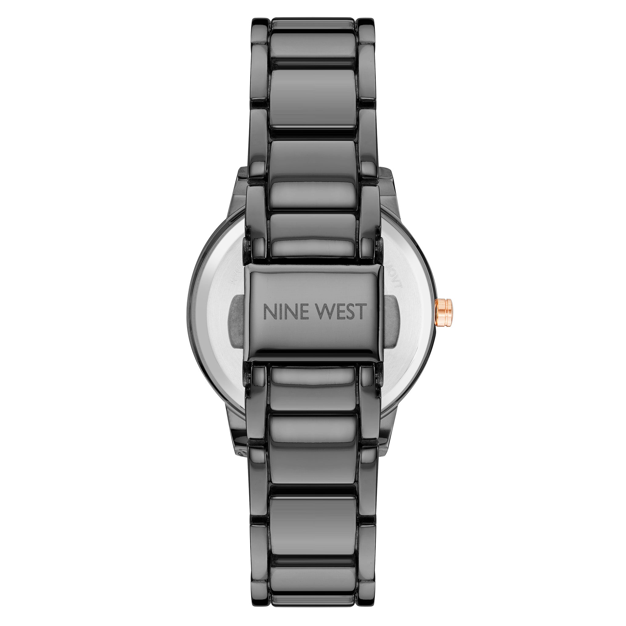 Nine West Gun-Tone Bracelet Women's Watch - NW2597FLGY
