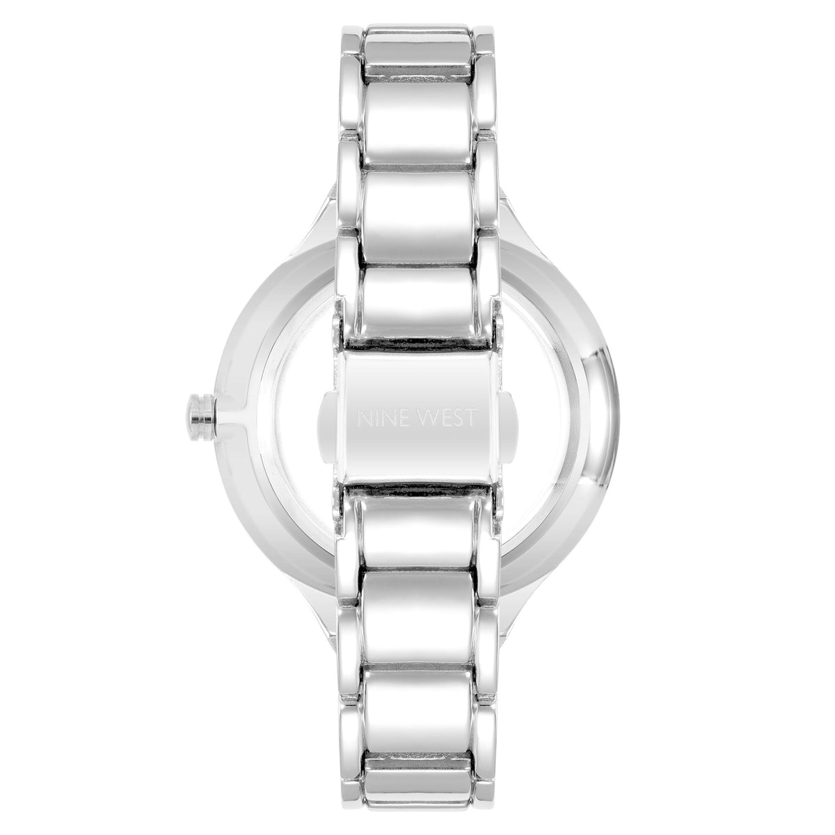 Nine West Silver-Tone Bracelet Rainbow Dial Women's Watch - NW2853RBSV