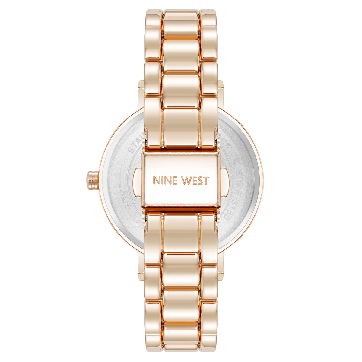 Nine West Rose Gold-Tone Bracelet Pink Dial Women's Watch - NW3160PKRG