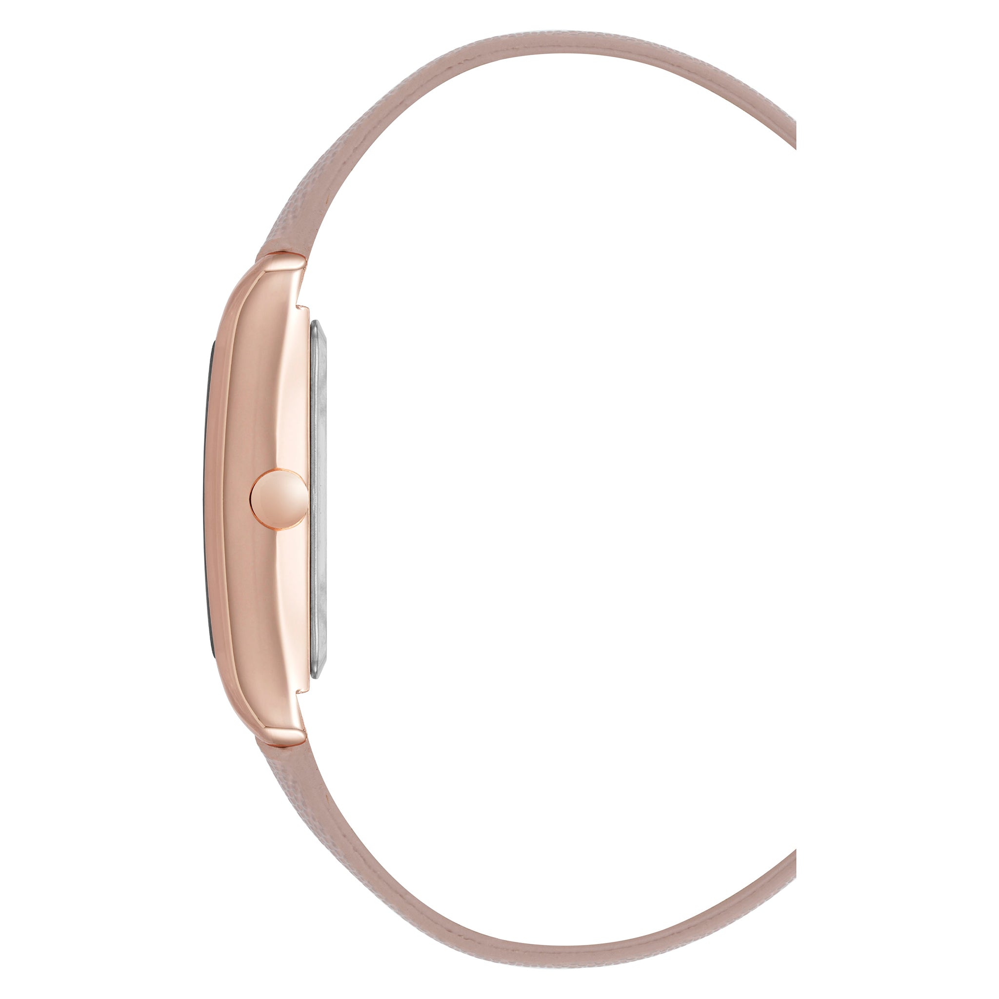 Nine West Blush Leather Silver Dial Women's Watch - NW3208RGBH
