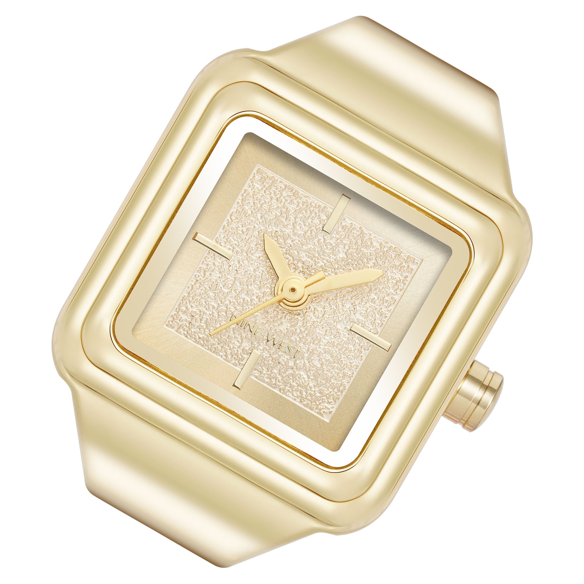 Nine West Gold Steel Women's Watch - NW3340RINGCHG