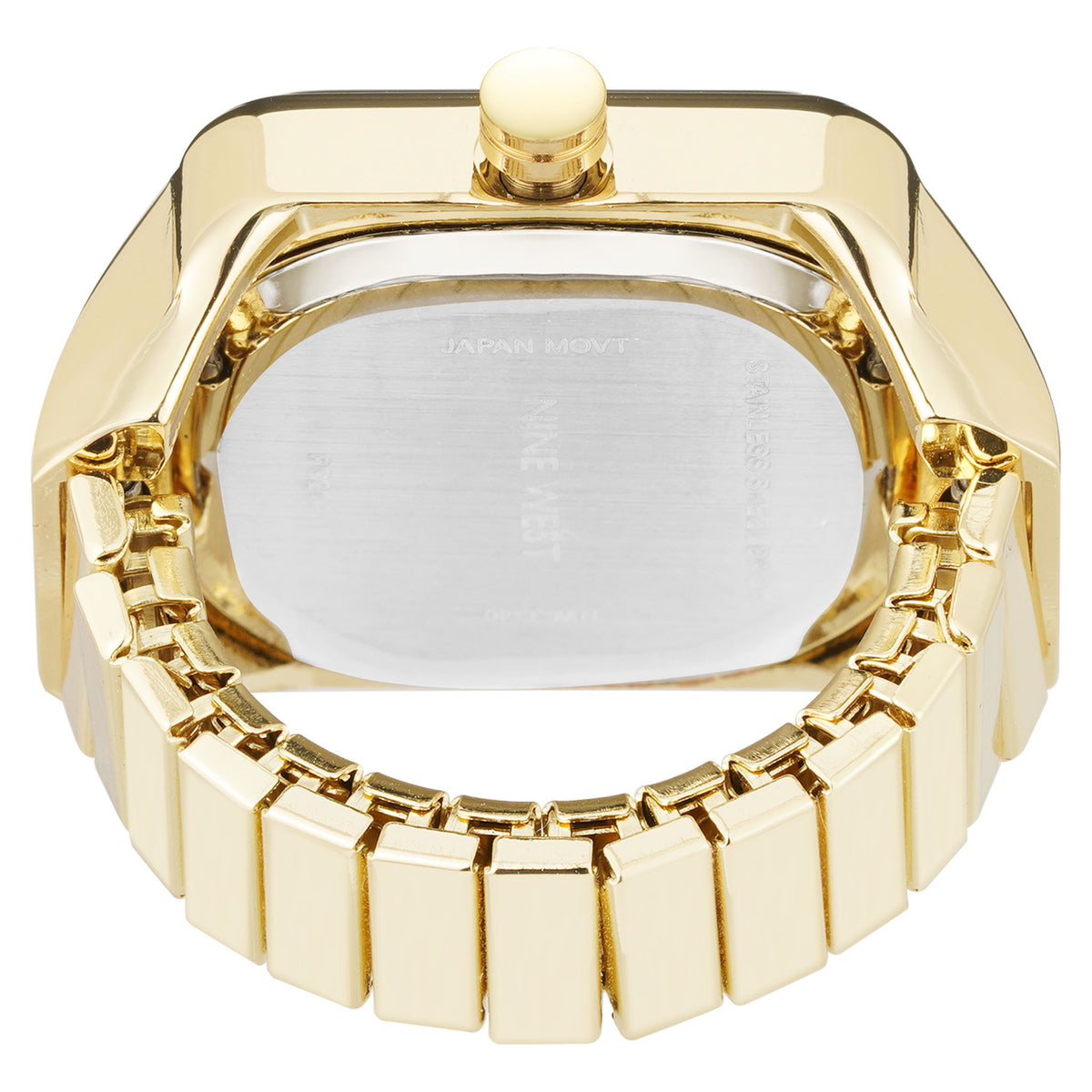 Nine West Gold Steel Women's Watch - NW3340RINGCHG