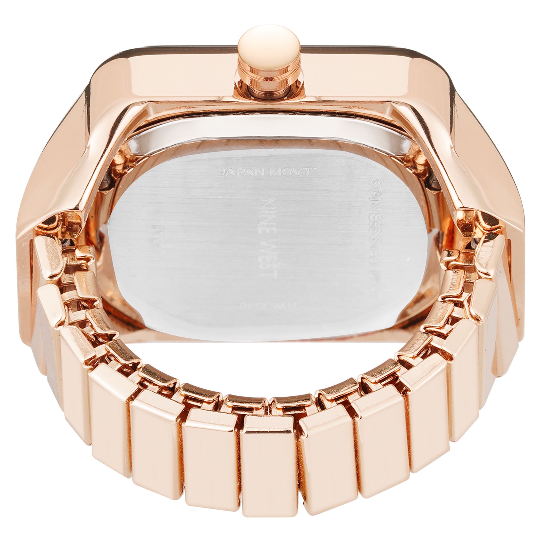 Nine West Rose Gold Steel Women's Watch - NW3340RINGRGR
