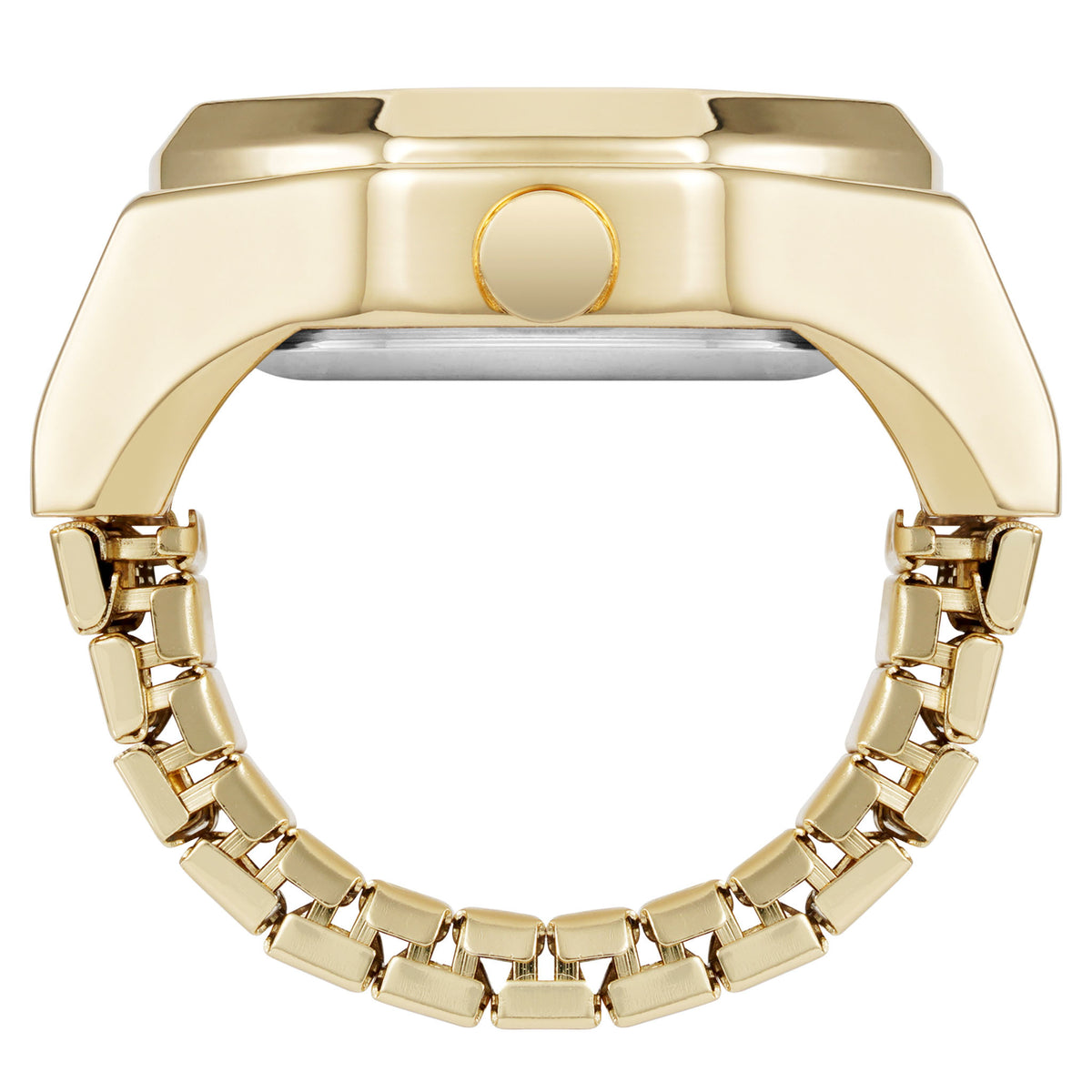 Nine West Gold Steel Black Dial Women's Watch - NW3342RINGBKG