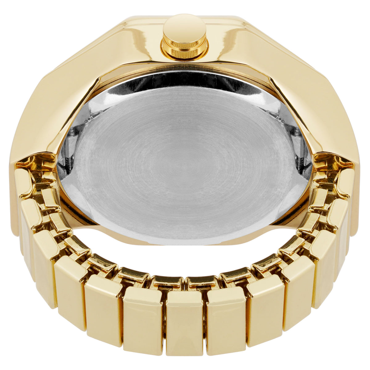 Nine West Gold Steel Black Dial Women's Watch - NW3342RINGBKG