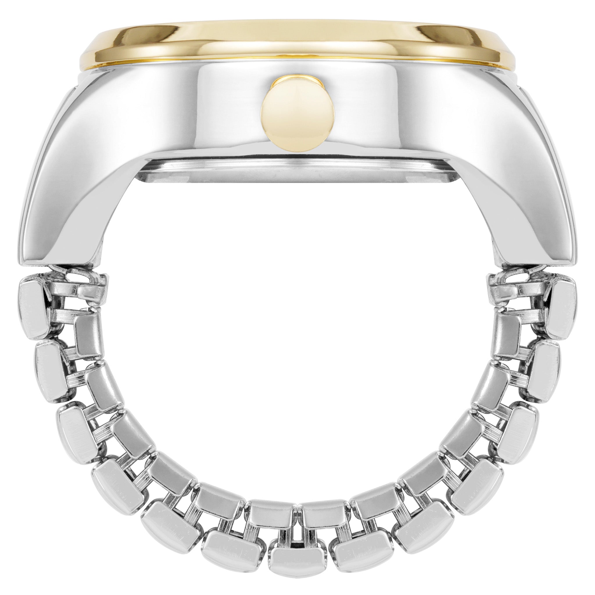 Nine West Silver Steel White Dial Women's Watch - NW3345RINGSVT