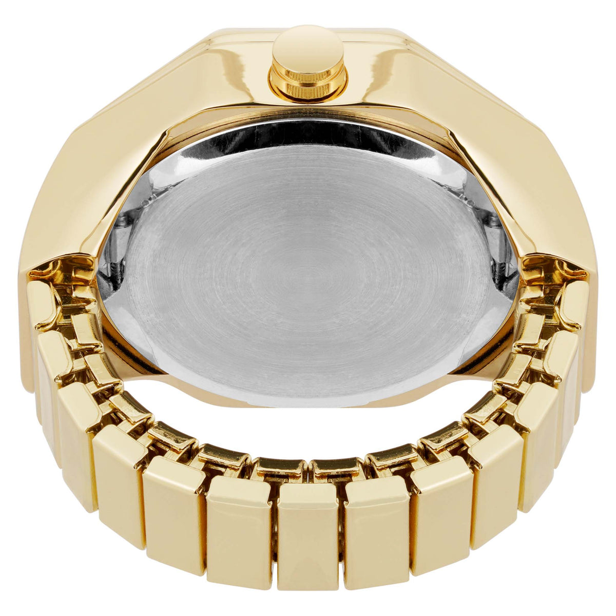 Nine West Gold Steel Silver Pink Dial Women's Watch - NW3348RINGPKG