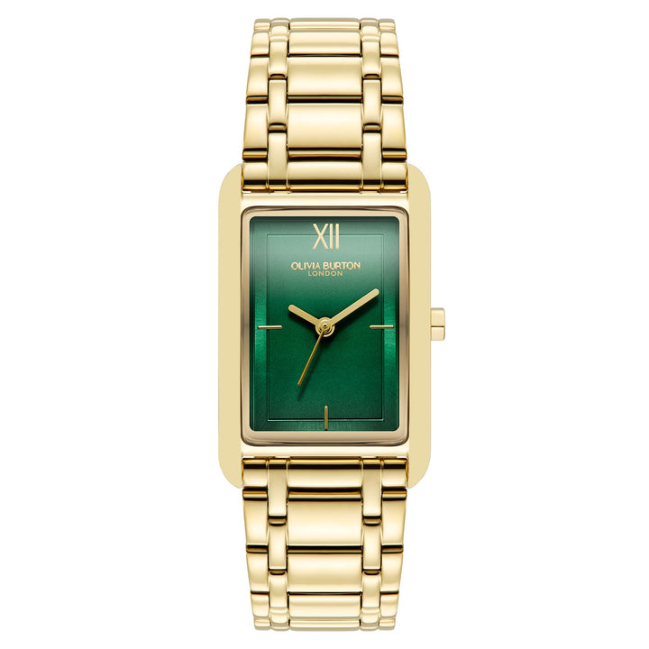 Olivia Burton Gold Steel Forest Green Dial Women's Watch - 24000195