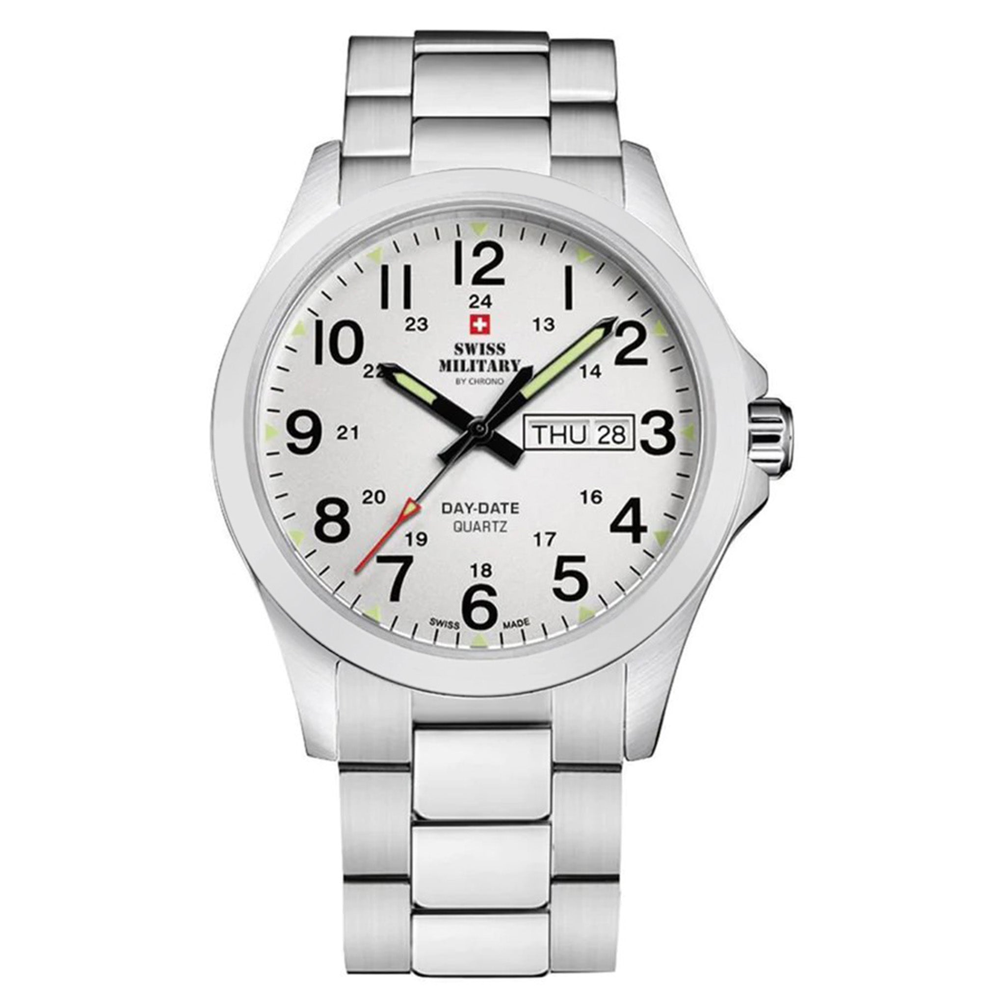Swiss Military Stainless Steel Men s Watch SMP36040.26 The Watch Factory Australia