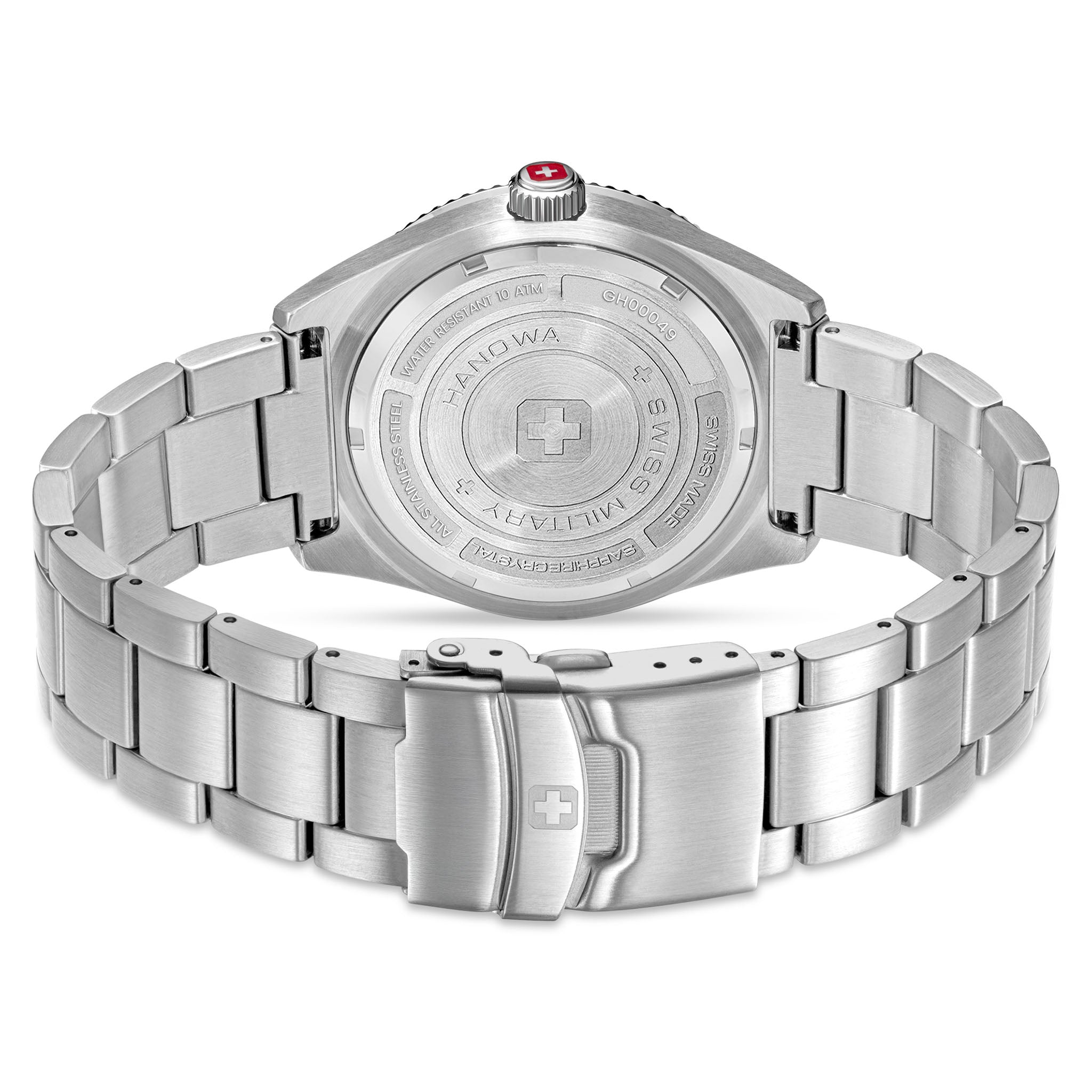 Swiss Military Hanowa Stainless Steel Blue Dial Men's Swiss Made Watch - SMWGH0004904