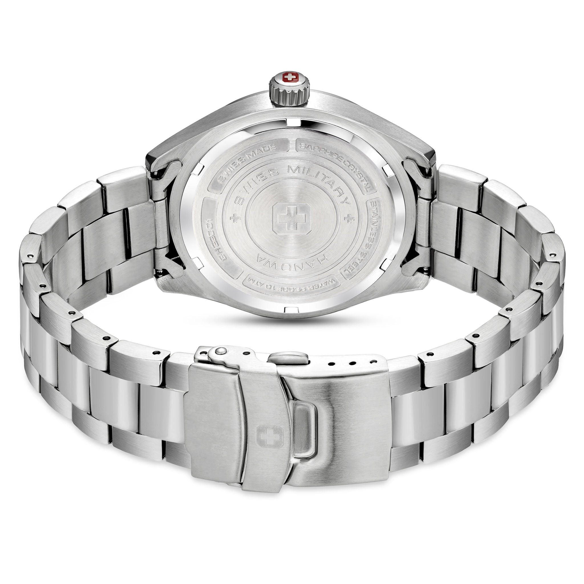 Swiss Military Hanowa Stainless Steel Blue Dial Men's Swiss Made Watch - SMWGH2200102