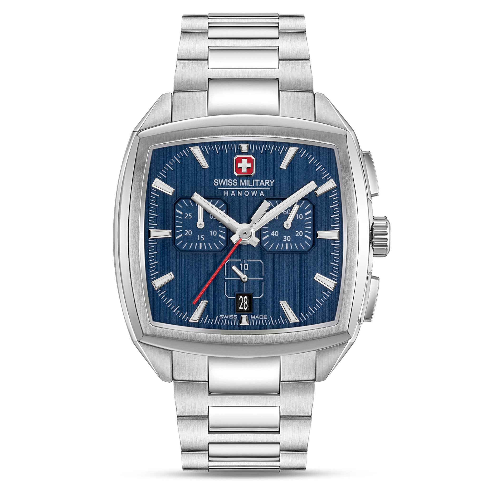 Swiss Military Hanowa Stainless Steel Blue Dial Men's Watch - SMWGI0004302