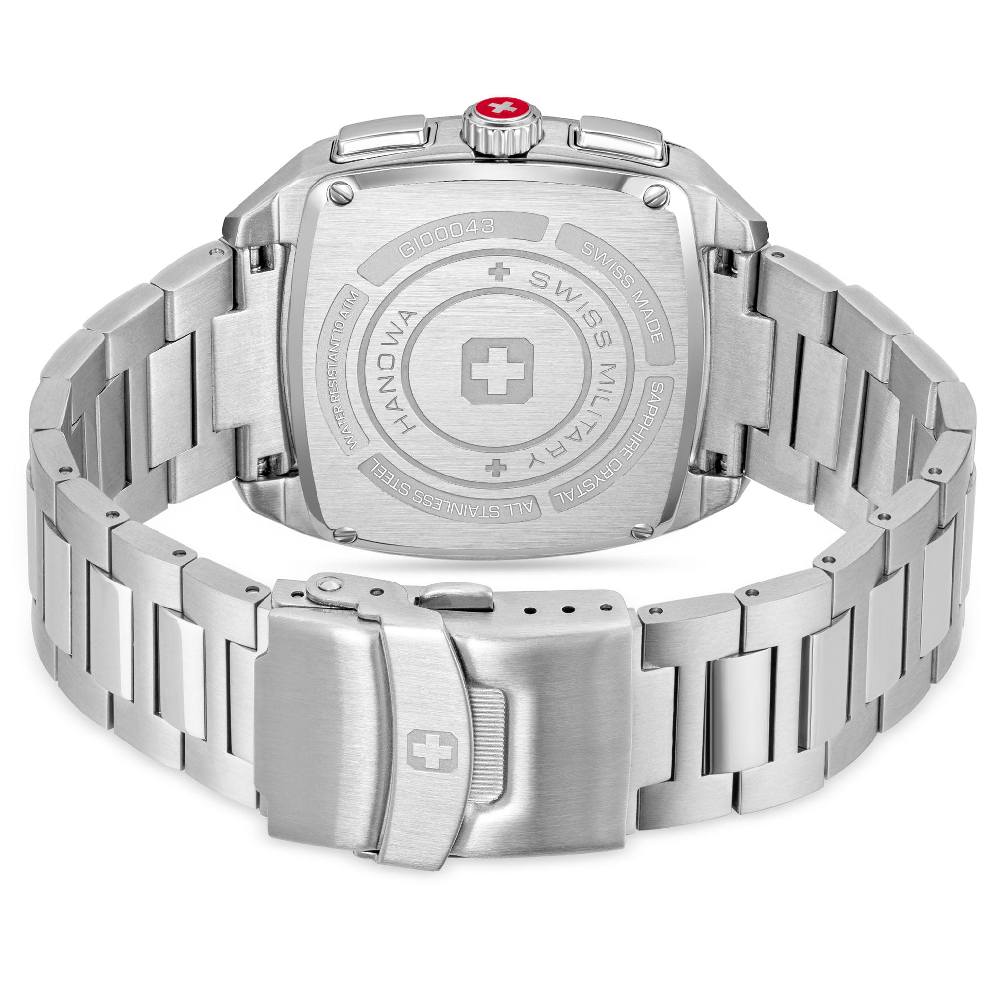 Swiss Military Hanowa Stainless Steel Blue Dial Chronograph Men's Swiss Made Watch - SMWGI0004302