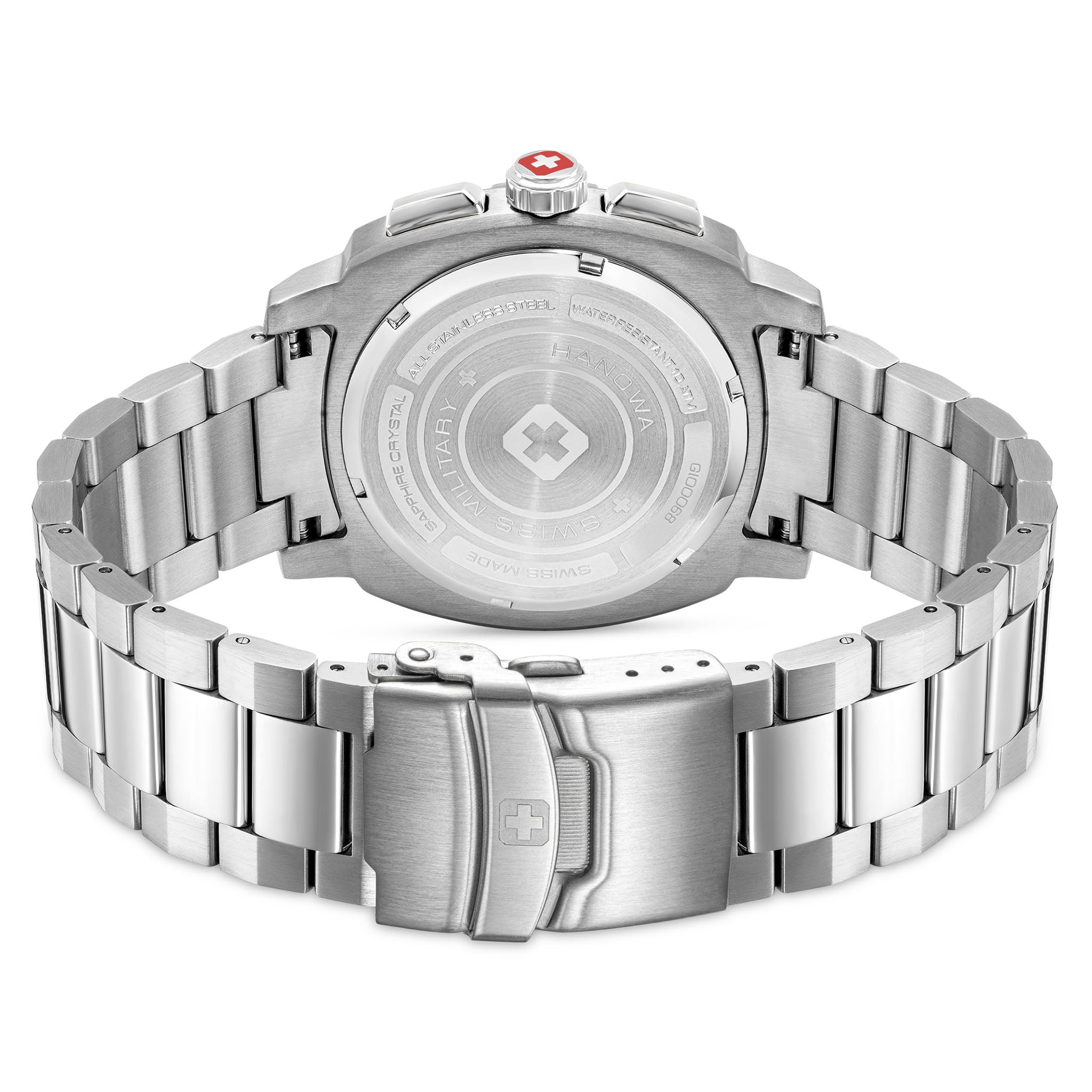 Swiss Military Hanowa Stainless Steel Blue Dial chronograph Men's Swiss Made Watch - SMWGI0006803