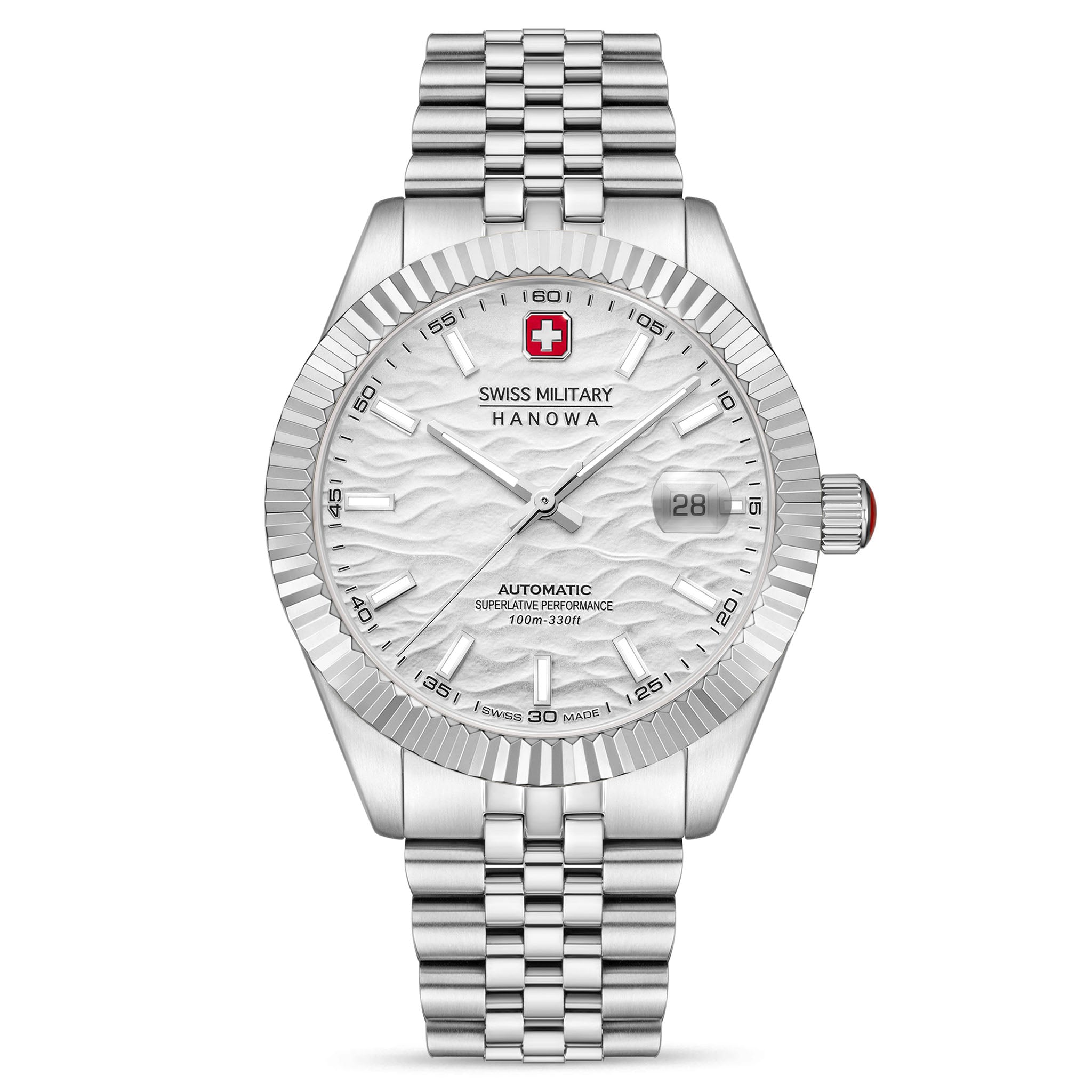 Swiss Military Hanowa Stainless Steel Silver Dial Men's Watch - SMWGL0005402