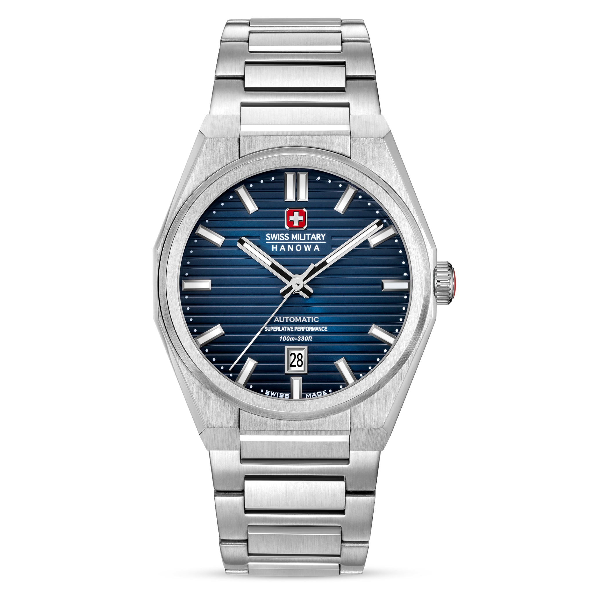 Swiss Military Hanowa Stainless Steel Blue Dial Men's Watch - SMWGL0006901