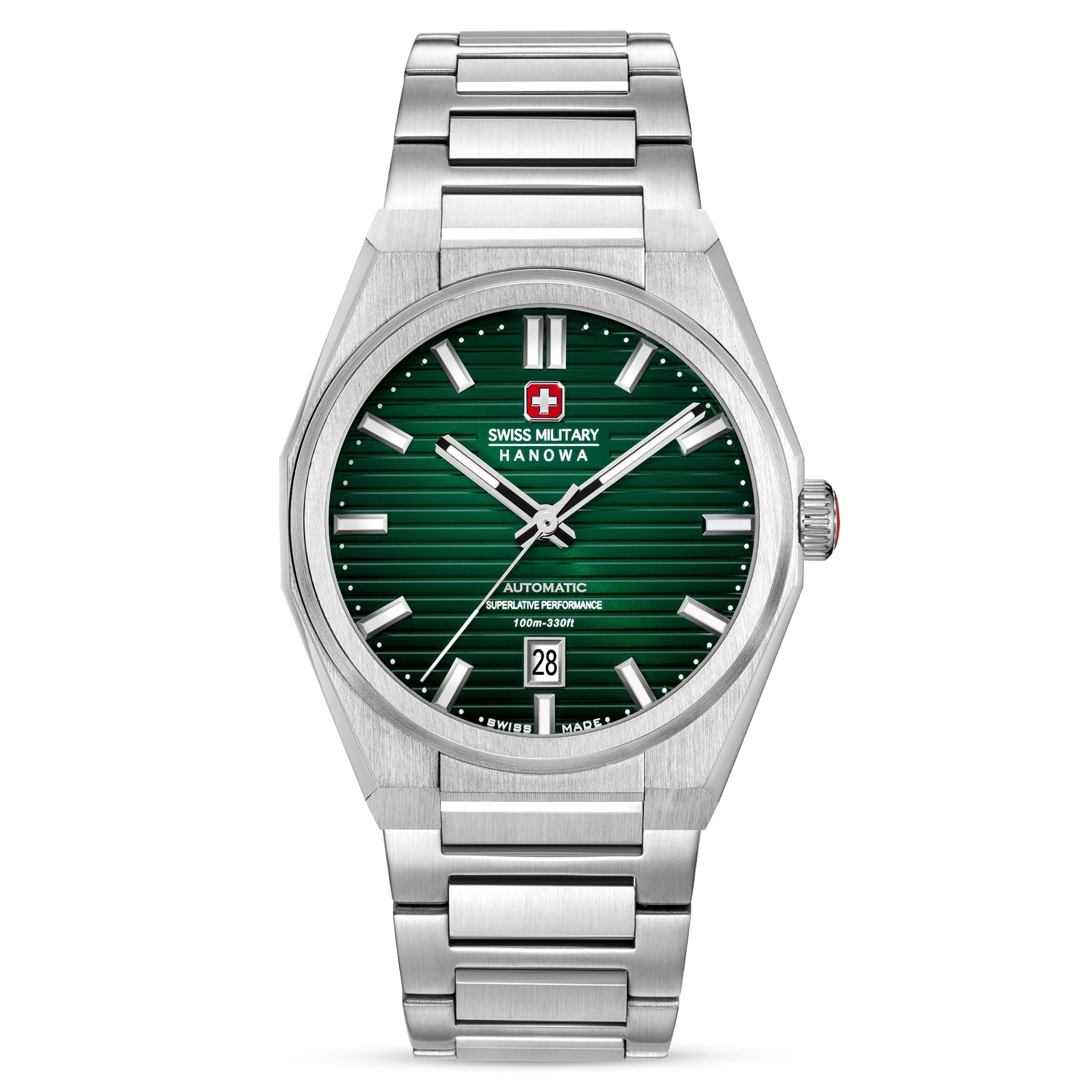 Swiss Military Hanowa Stainless Steel Green Dial Men's Watch - SMWGL0006902
