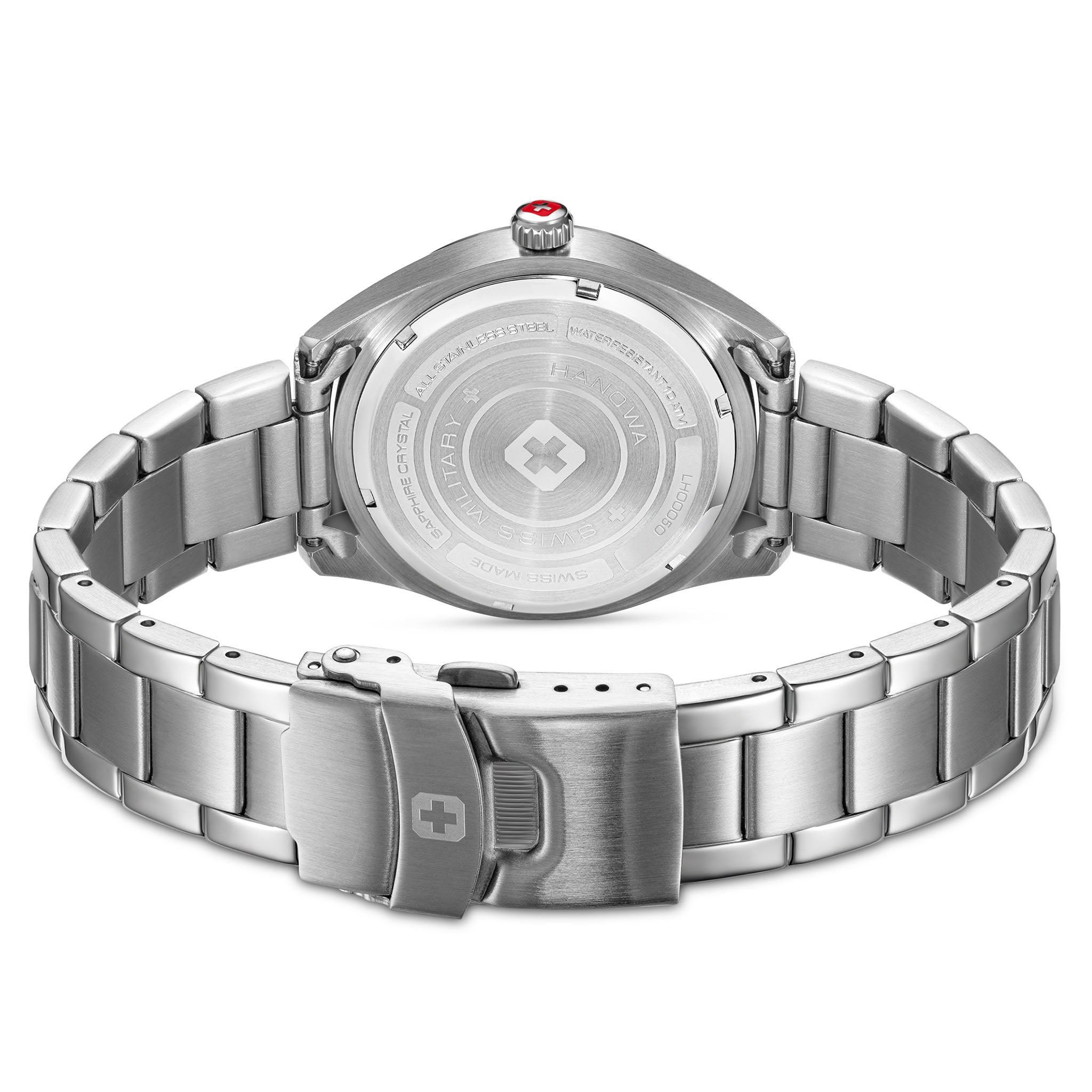 Swiss Military Hanowa Stainless Steel White MOP Dial Women's Swiss Made Watch - SMWLH0005001